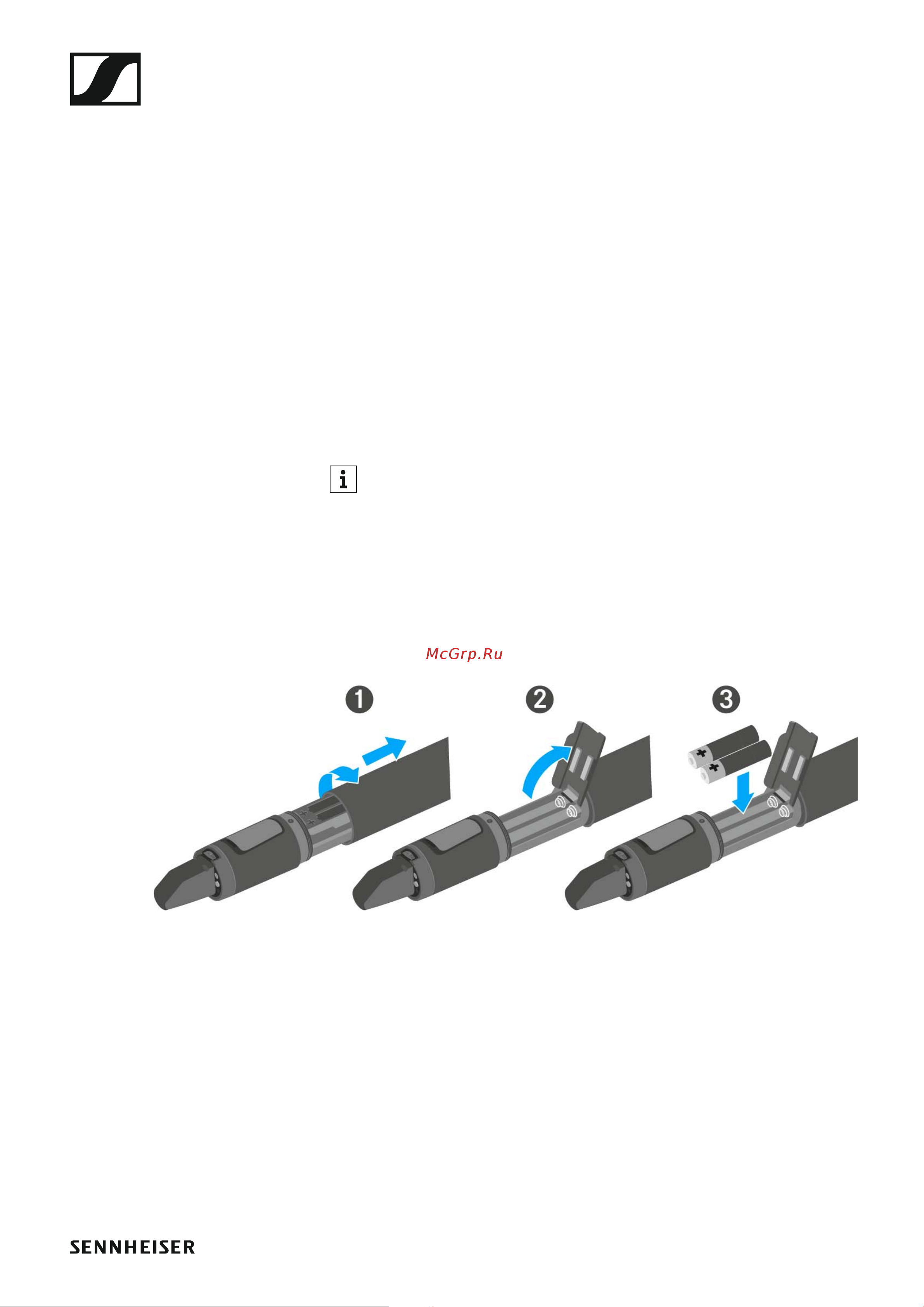 Sennheiser EW 100 G4-ME2-A1 [30/129] Inserting and removing the batteries rechargeable batteries