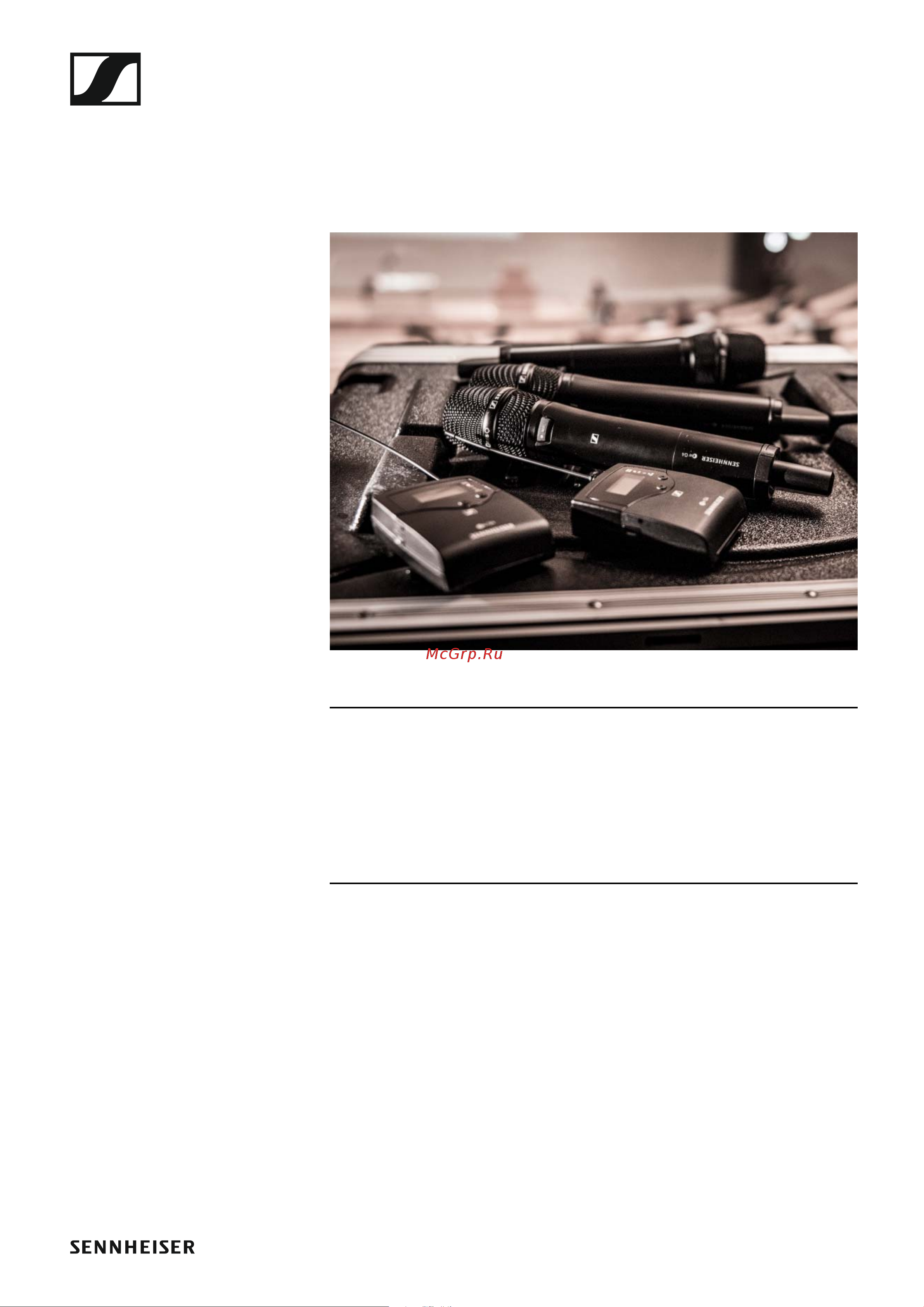 Sennheiser EW 100 G4-ME2-A1 [7/129] Product information