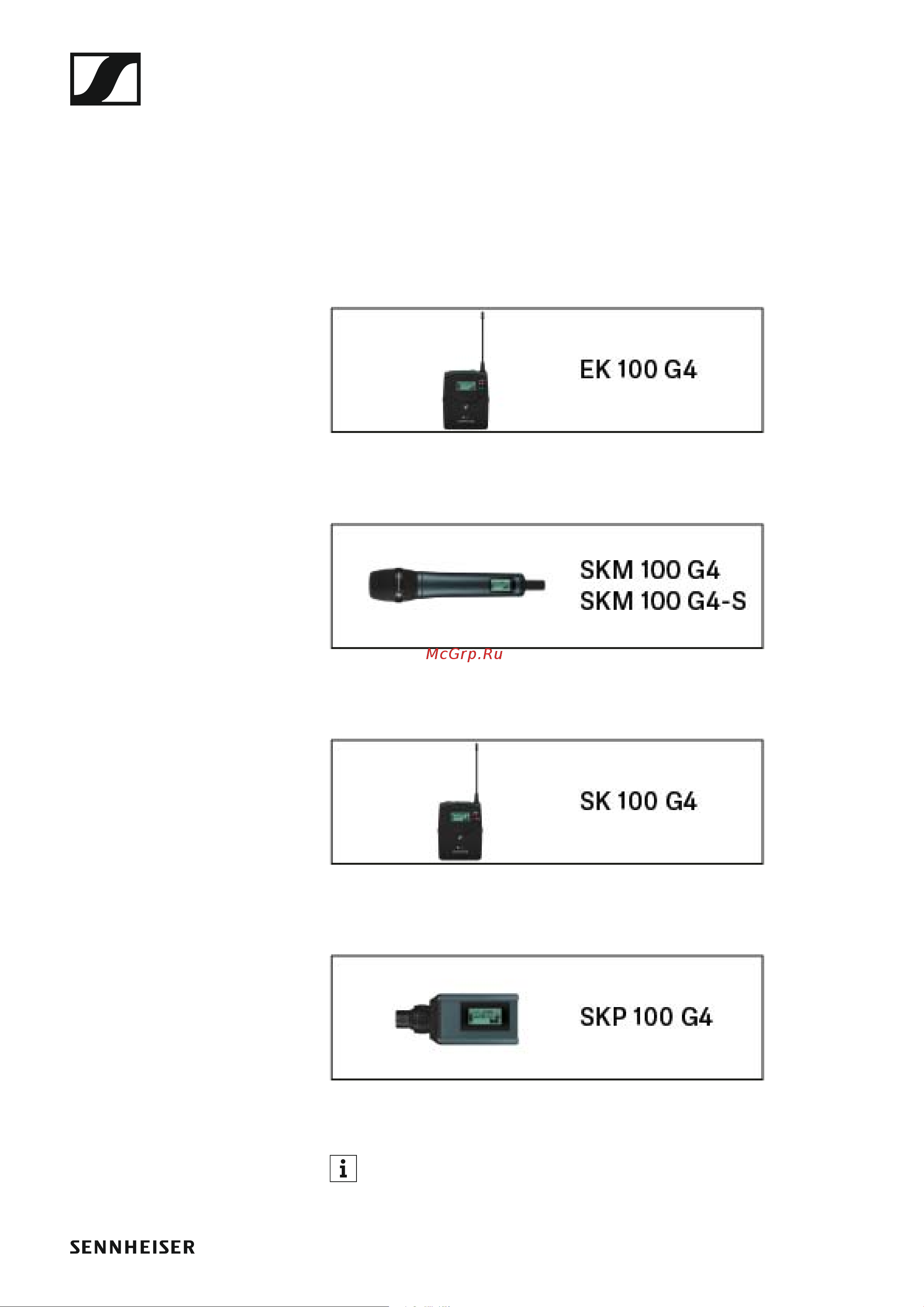 Sennheiser EW 100 ENG G4-A1 [37/128] Using ew 100 p g4 series devices