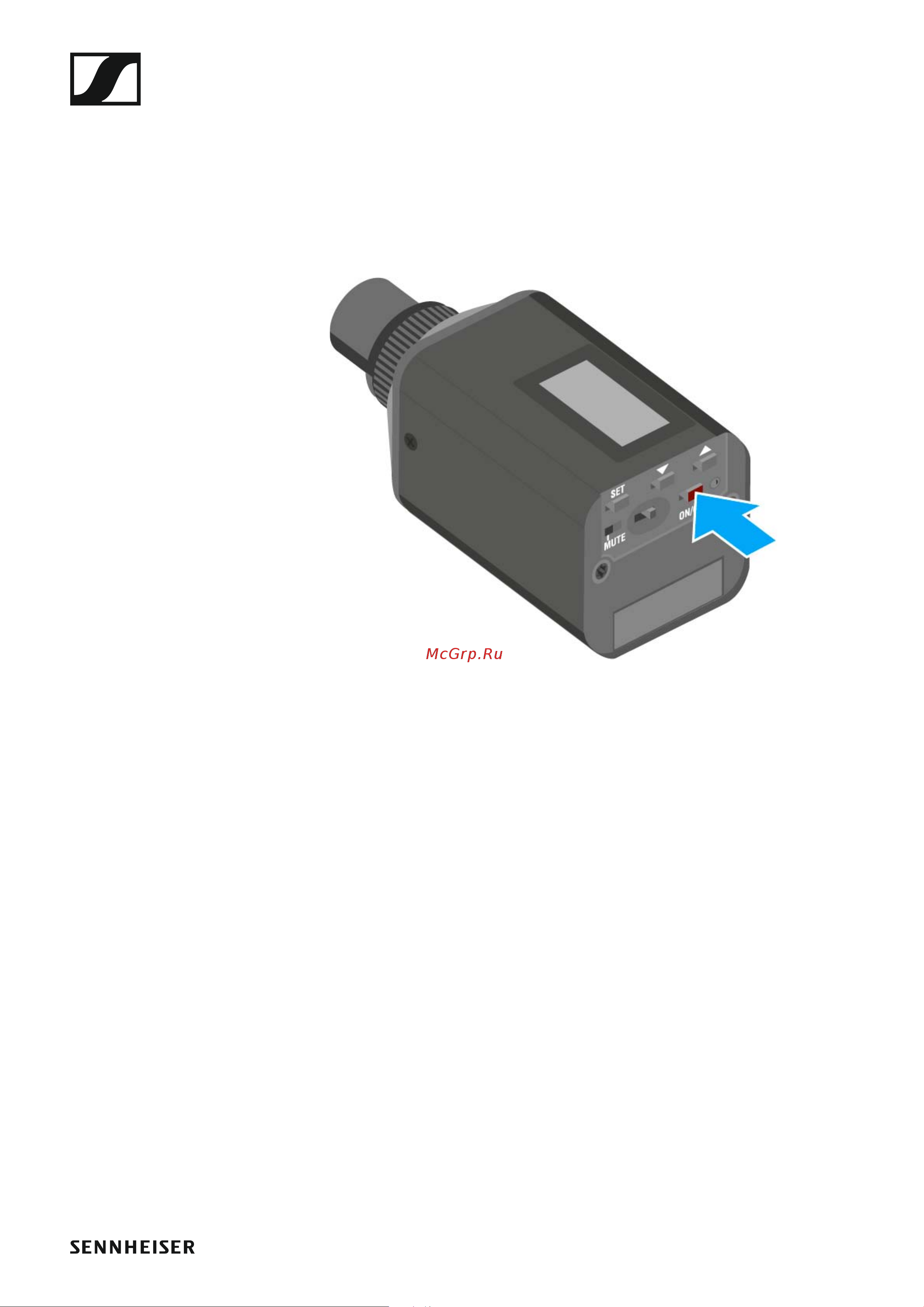 Sennheiser EW 100 ENG G4-A1 [92/128] Switching the skp 100 g4 plug on transmitter on and off