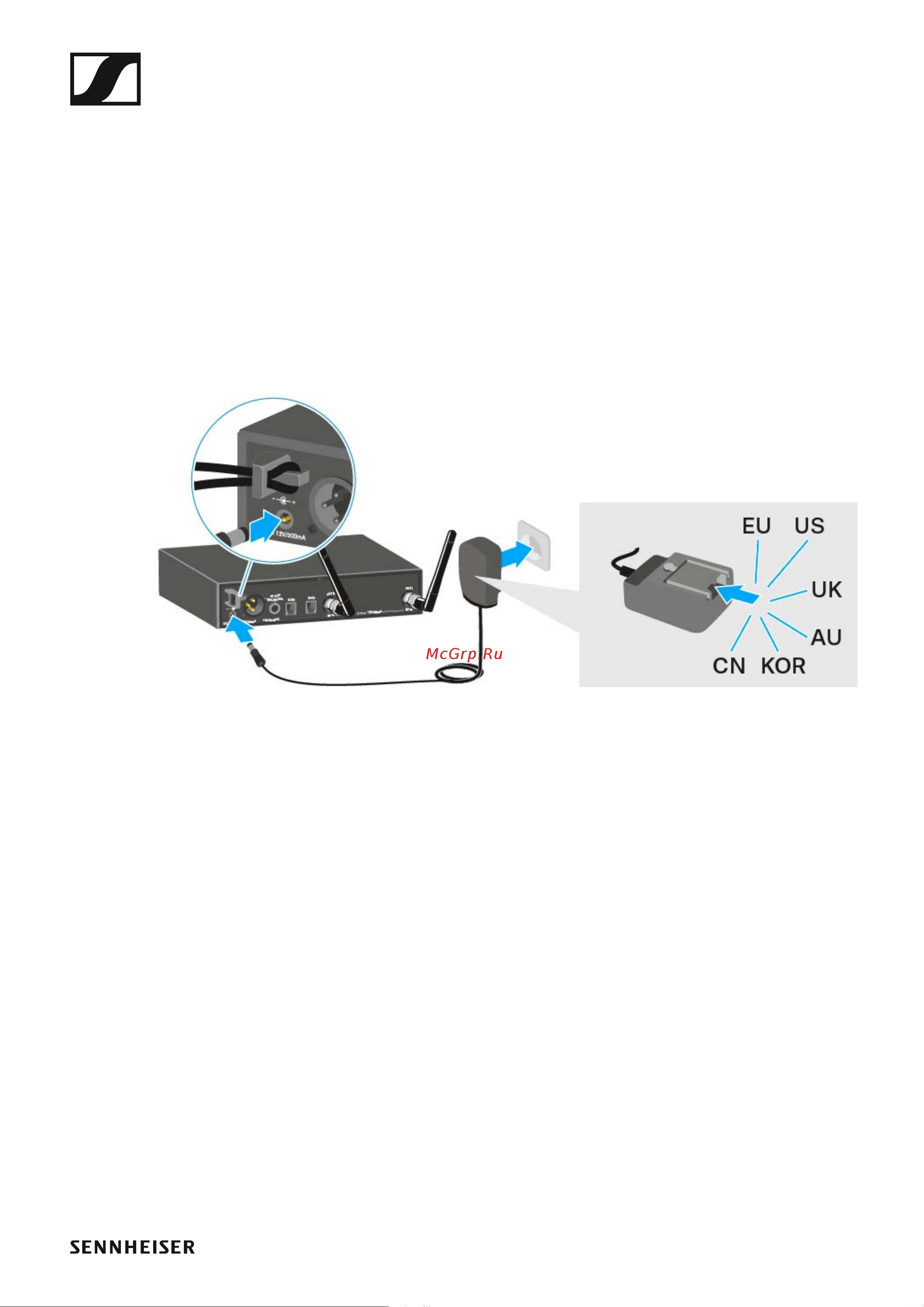 Sennheiser EW 100 G4-ME2-A [22/129] Connecting disconnecting the em 100 g4 to from the power supply system