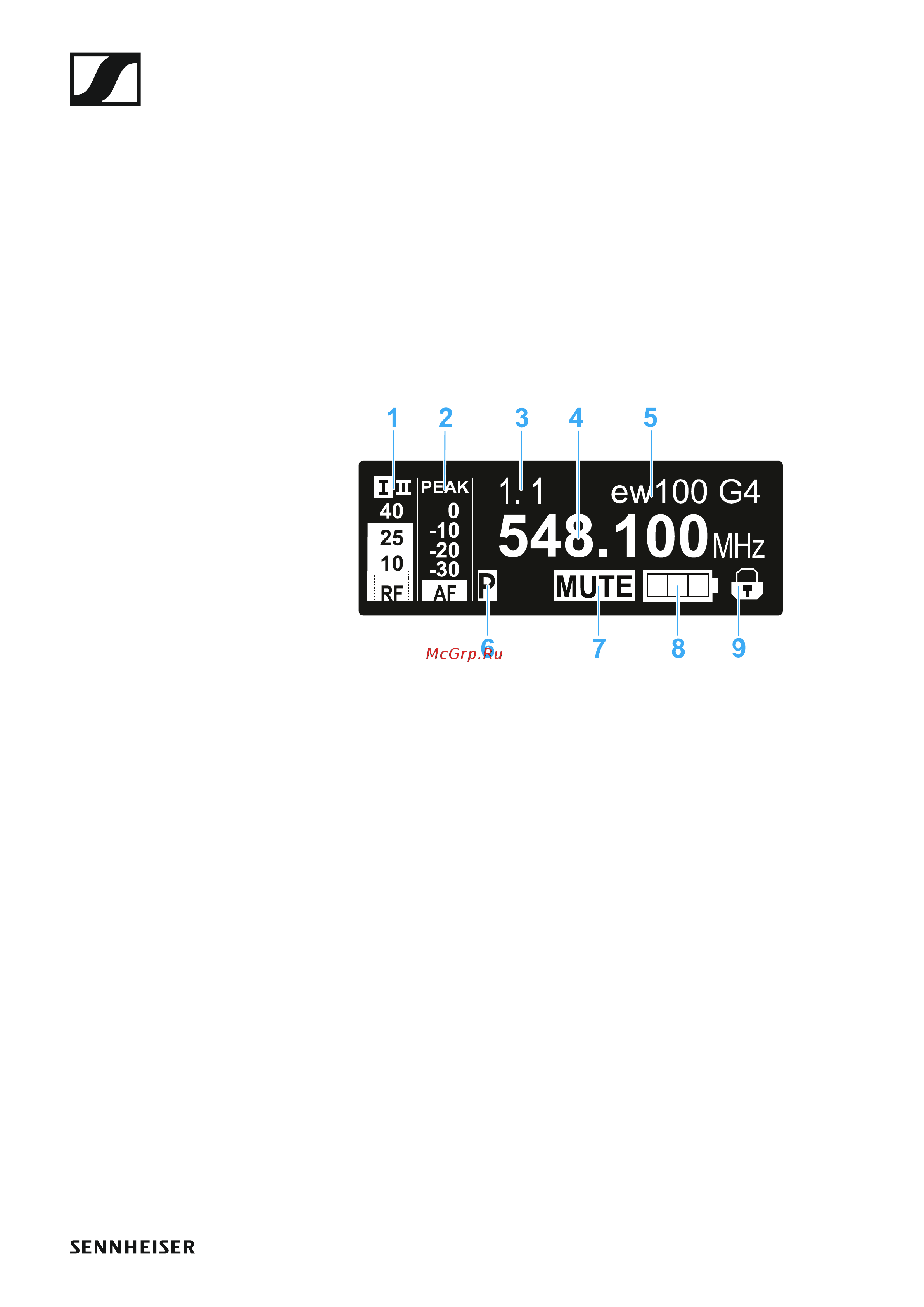 Sennheiser EW 100 G4-ME2-A [58/129] Home screen