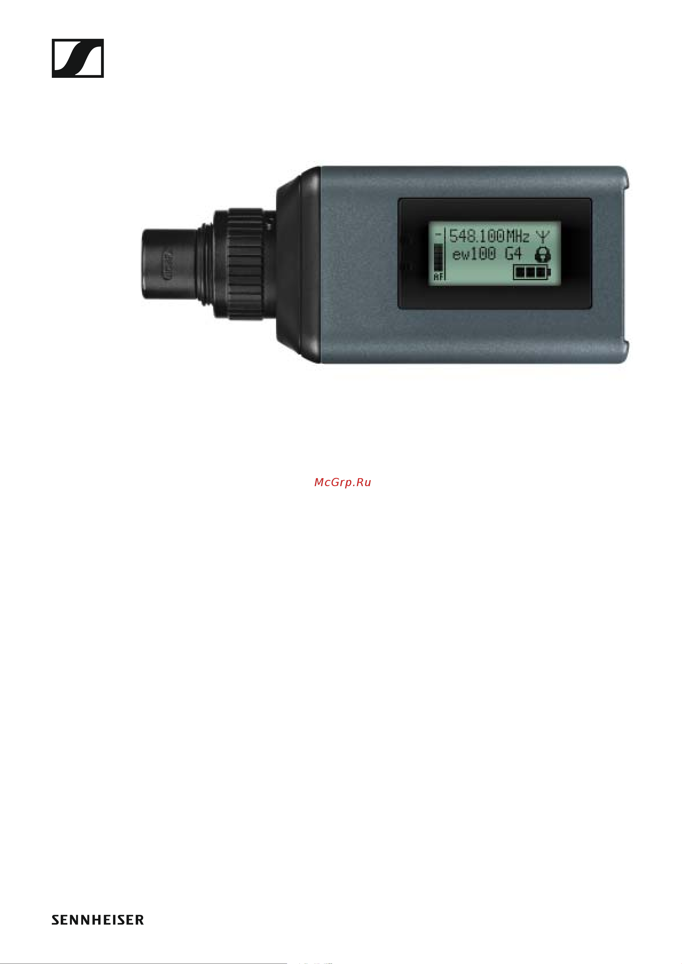 Sennheiser EW 135P G4-A1 [12/128] Skp 100 g4 plug on transmitter