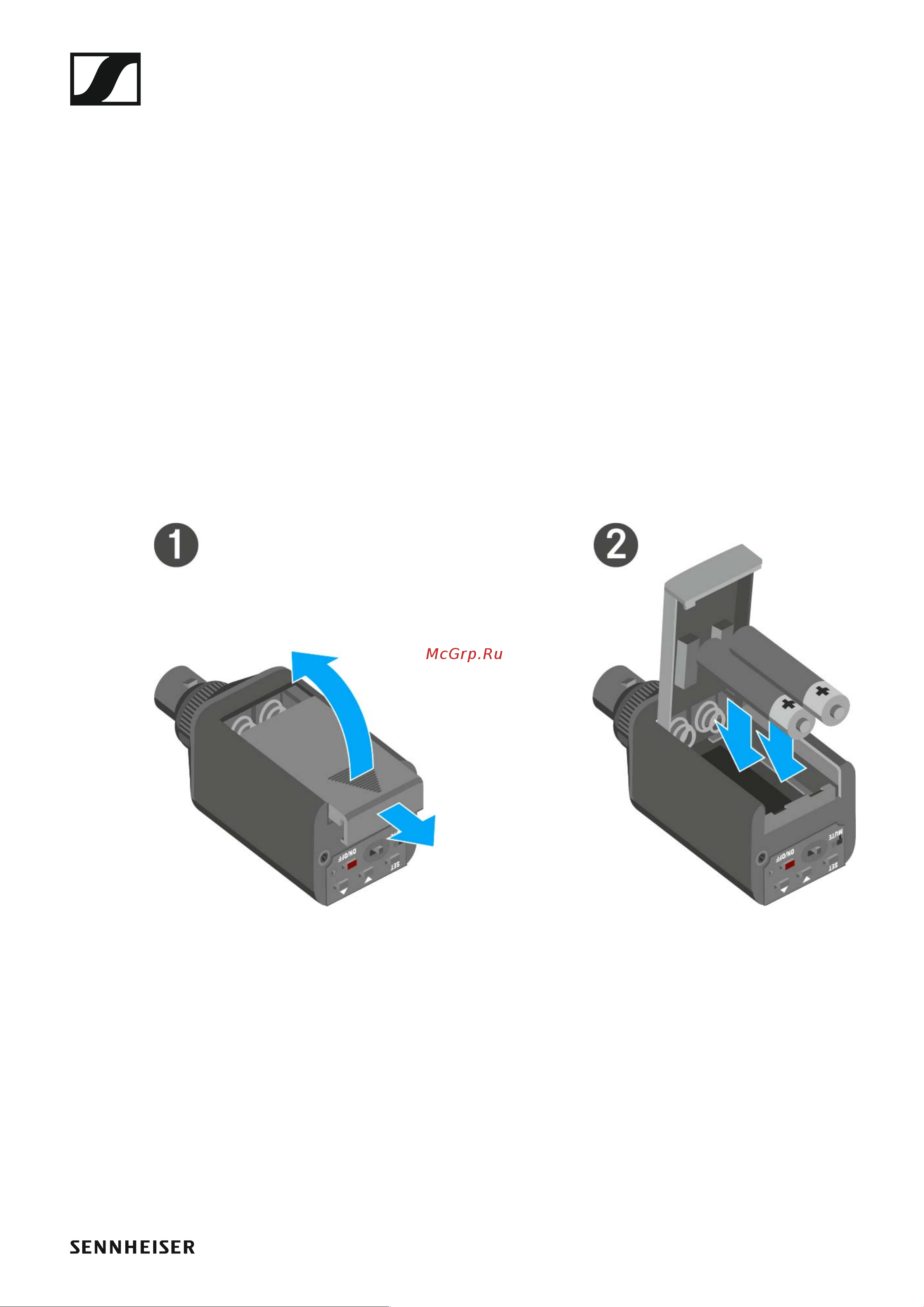 Sennheiser EW 135P G4-A1 [34/128] Inserting and removing the batteries rechargeable batteries