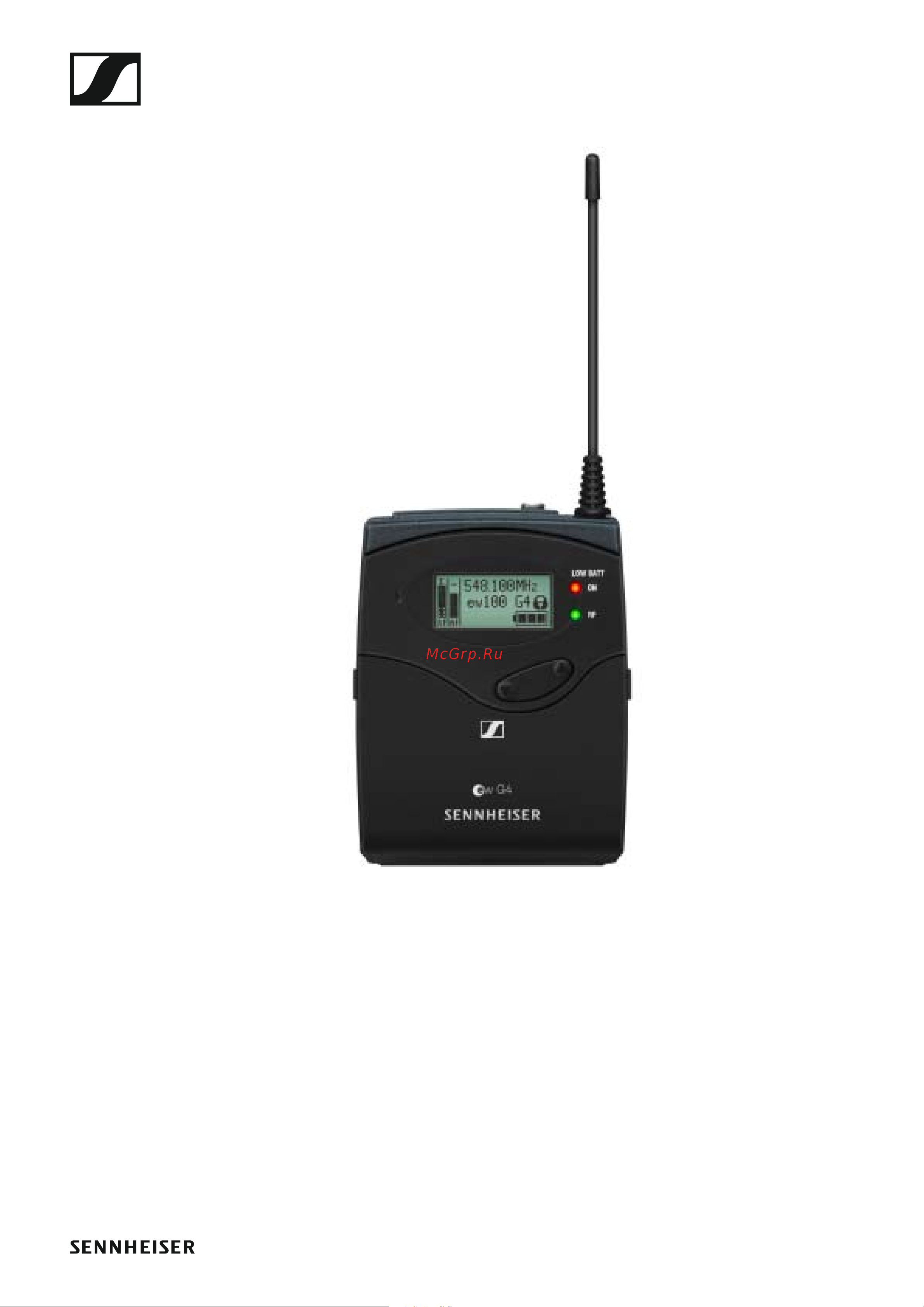 Sennheiser EW 135P G4-A1 [9/128] Ek 100 g4 diversity receiver
