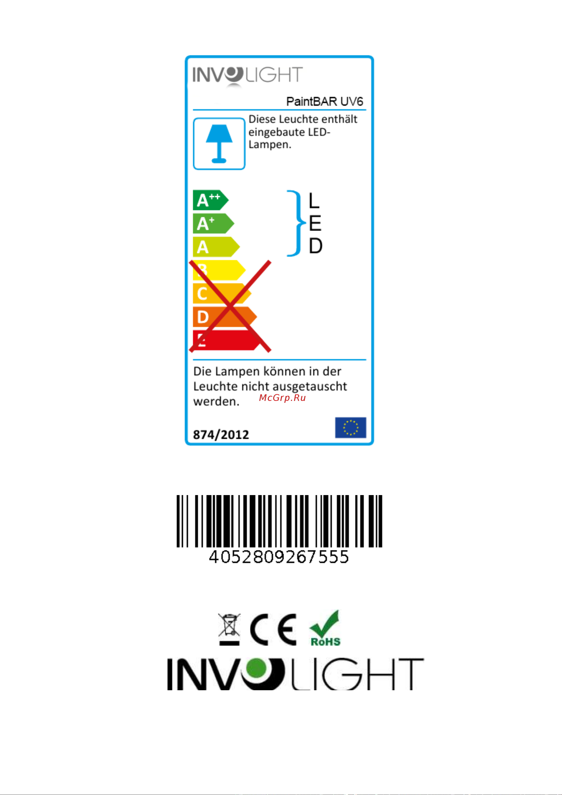 Involight PAINTBAR UV6 [13/13] Paintbar uv6