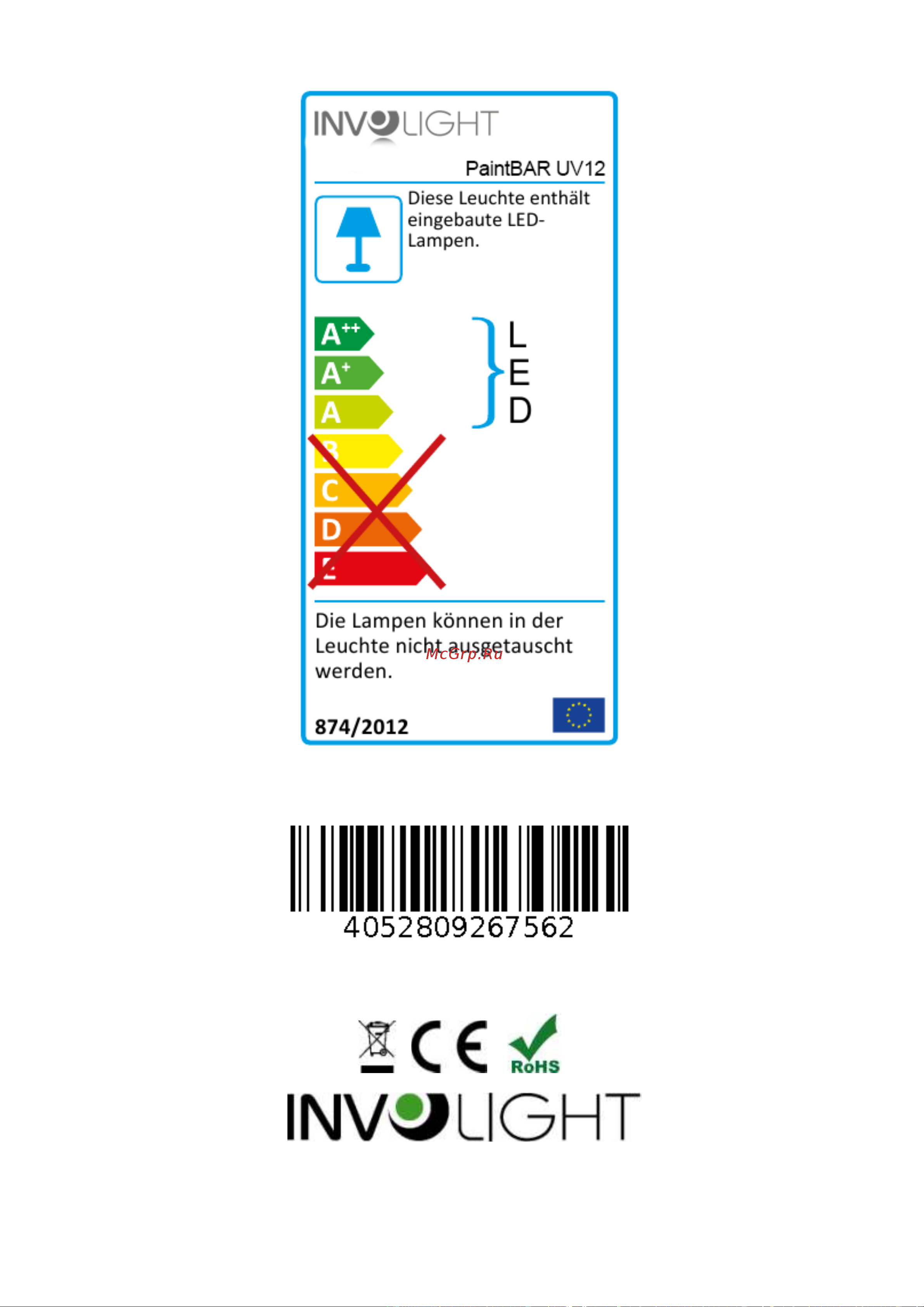 Involight PAINTBAR UV12 [13/13] Paintbar uv12