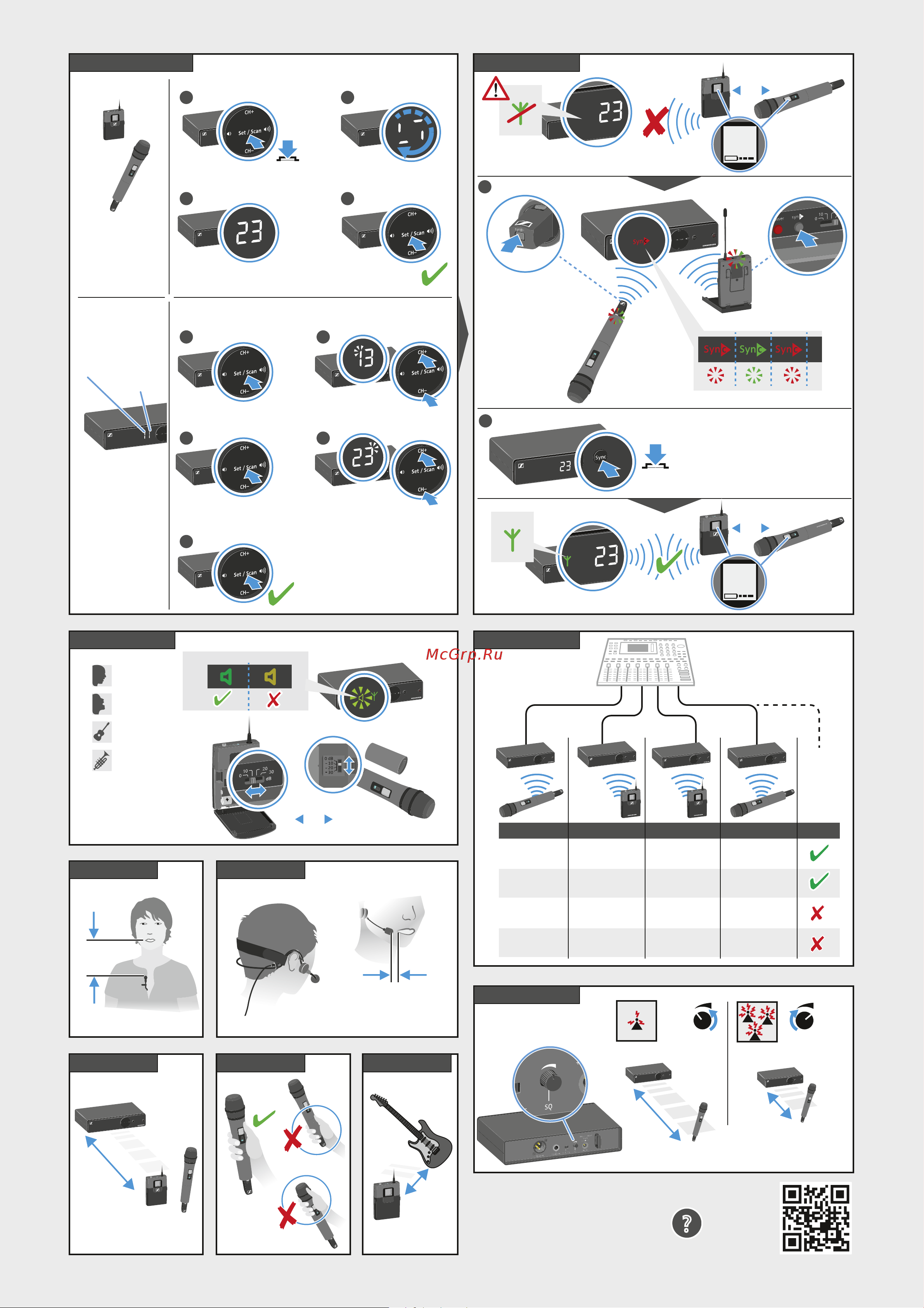 Sennheiser XSW 1-ME3-A Руководство по эксплуатации онлайн [2/2] 776557