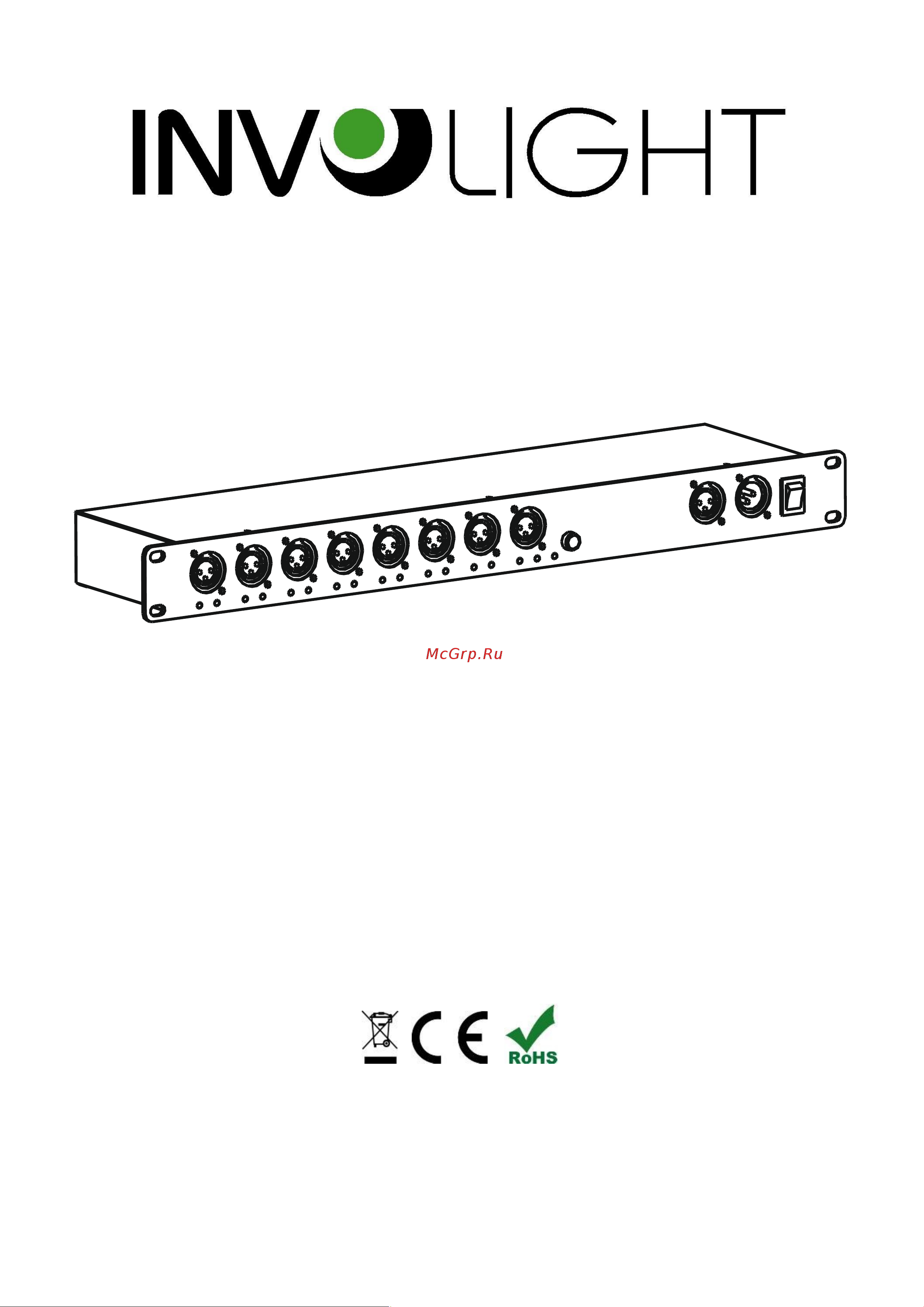 Involight DMXS8 Руководство по эксплуатации онлайн