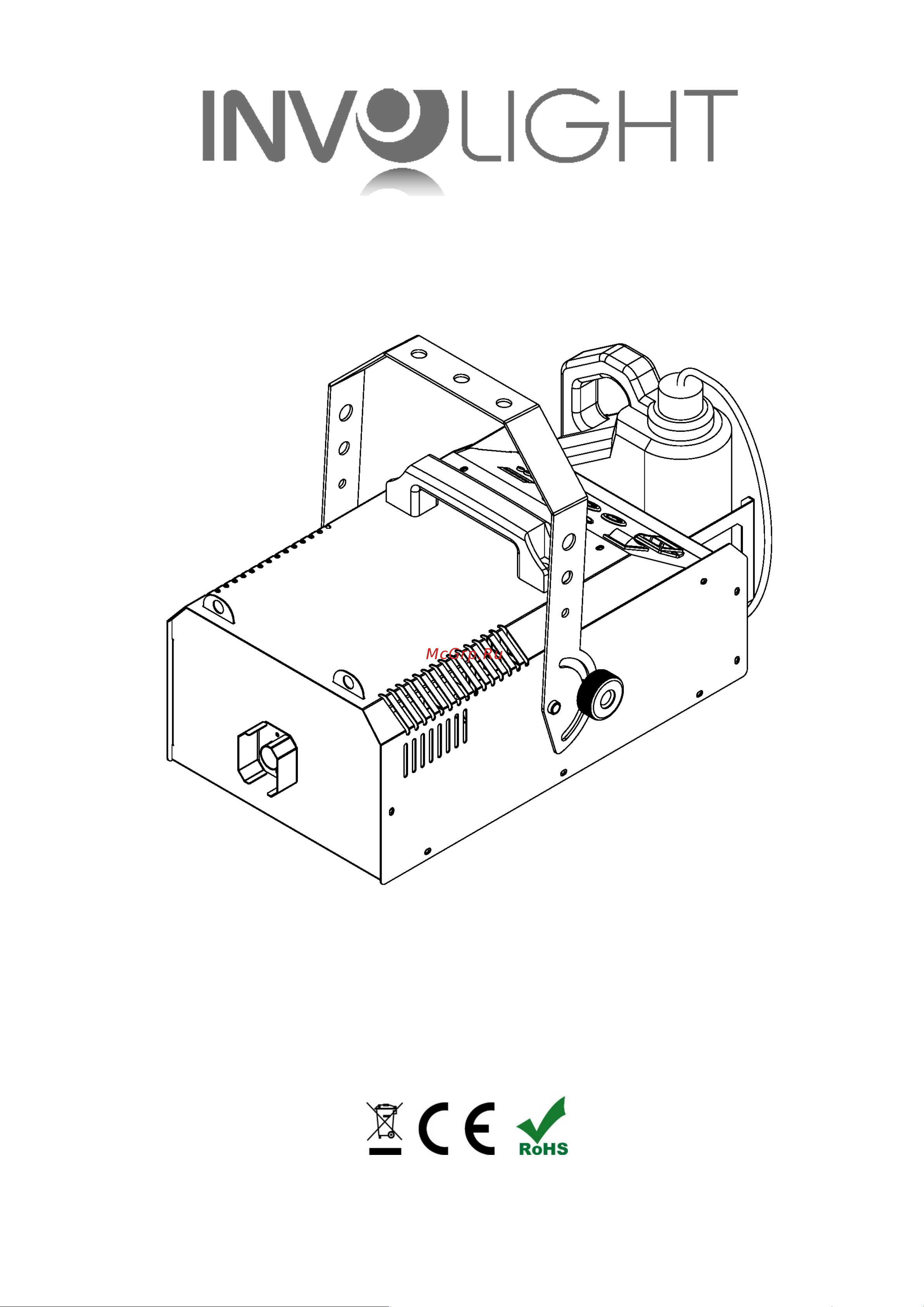Involight Fume1500DMX Руководство по эксплуатации онлайн
