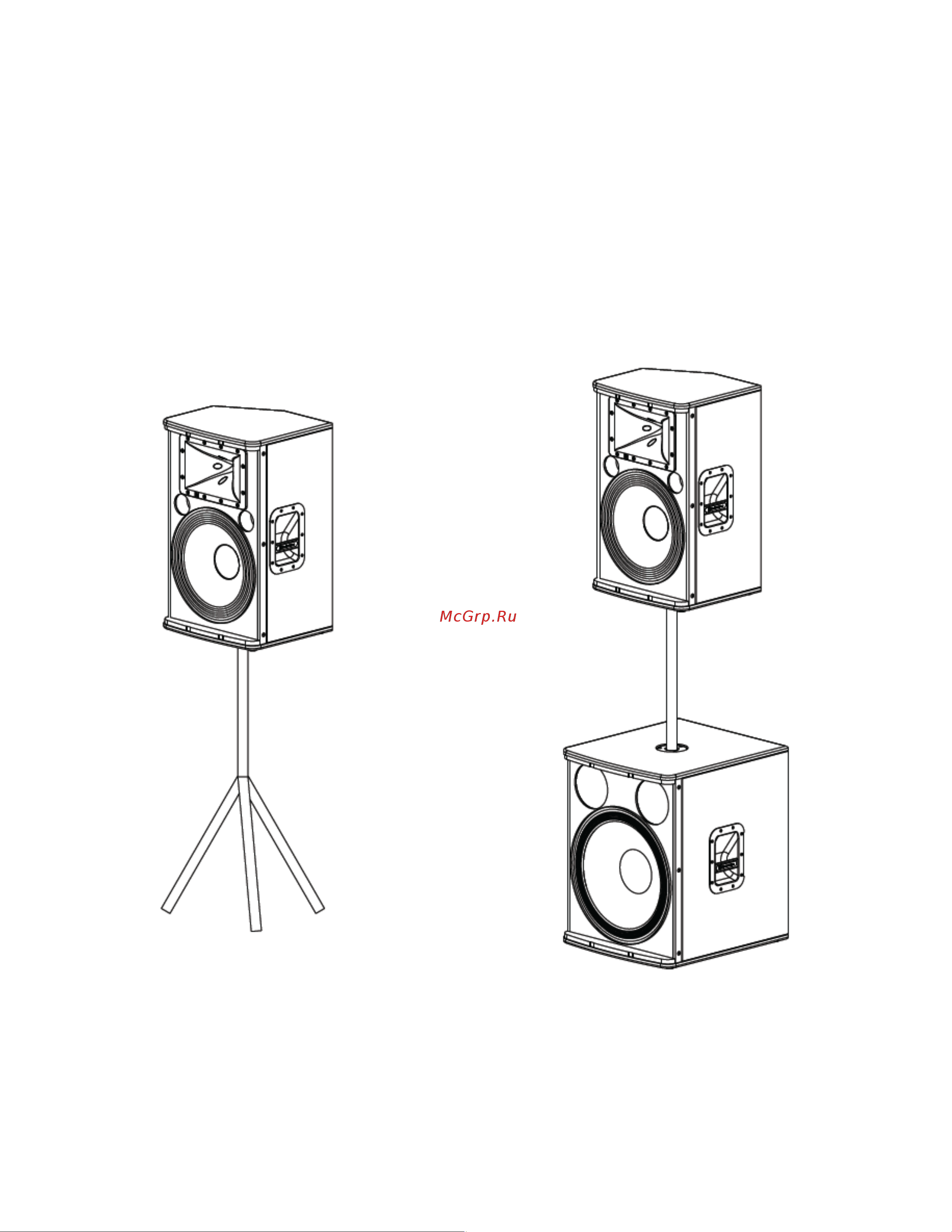 ELECTRO VOICE ELX118P [8/20] Установка на стойку