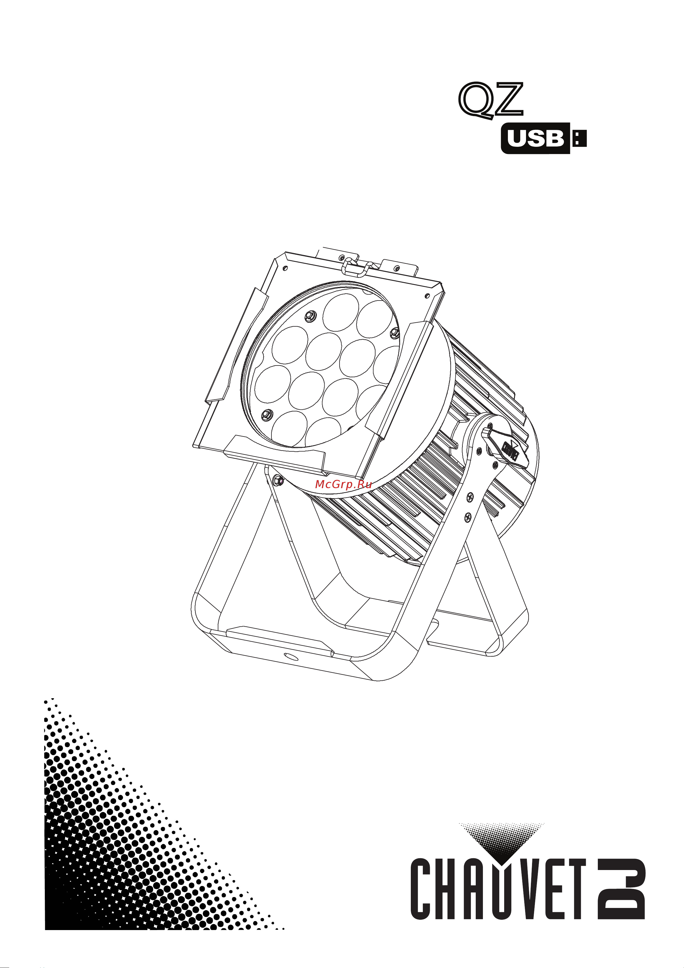 CHAUVET SlimPAR Pro QZ12 USB Руководство по эксплуатации онлайн