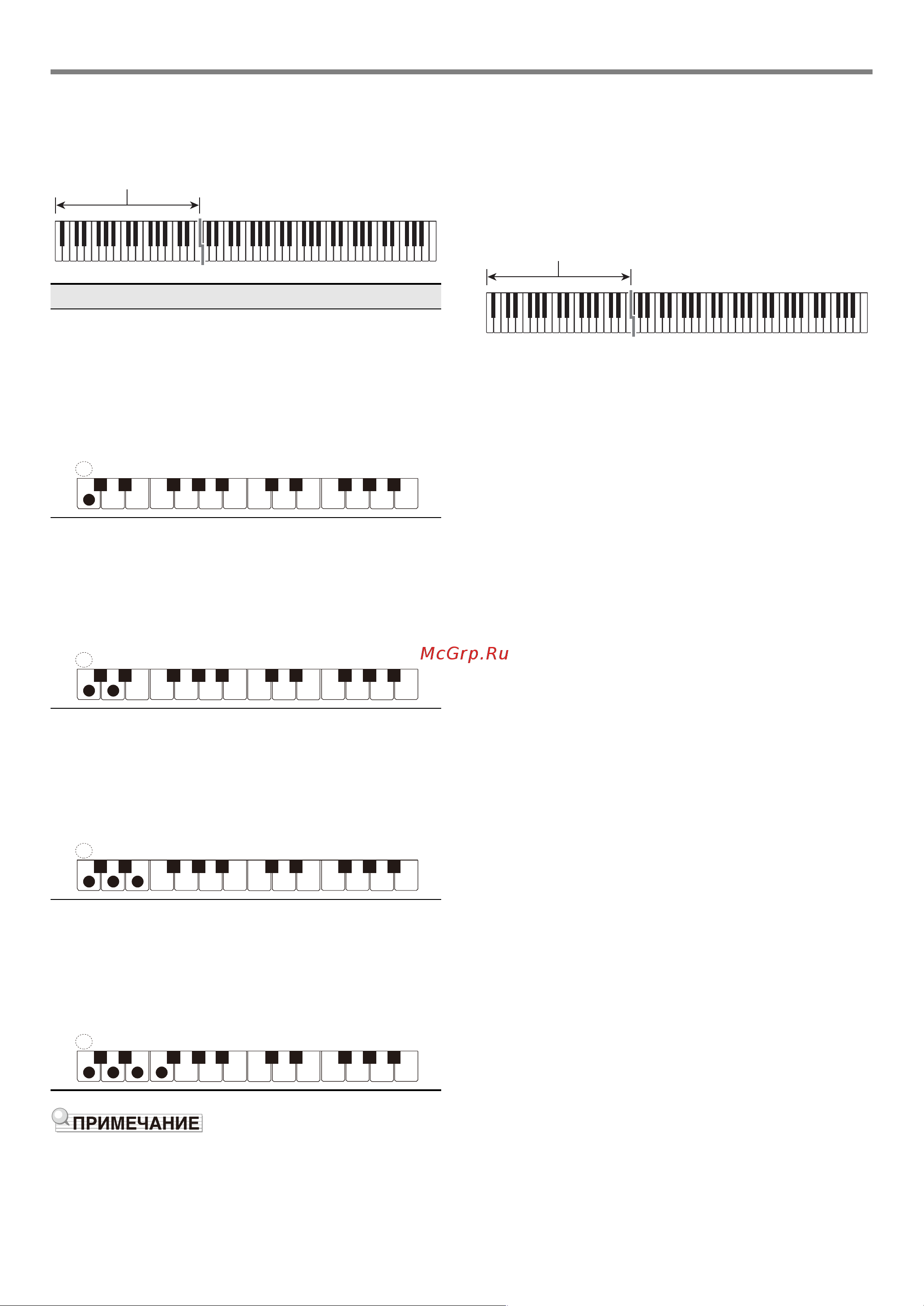 Casio PX-S3000BK [36/94] Действия с цифровым пианино