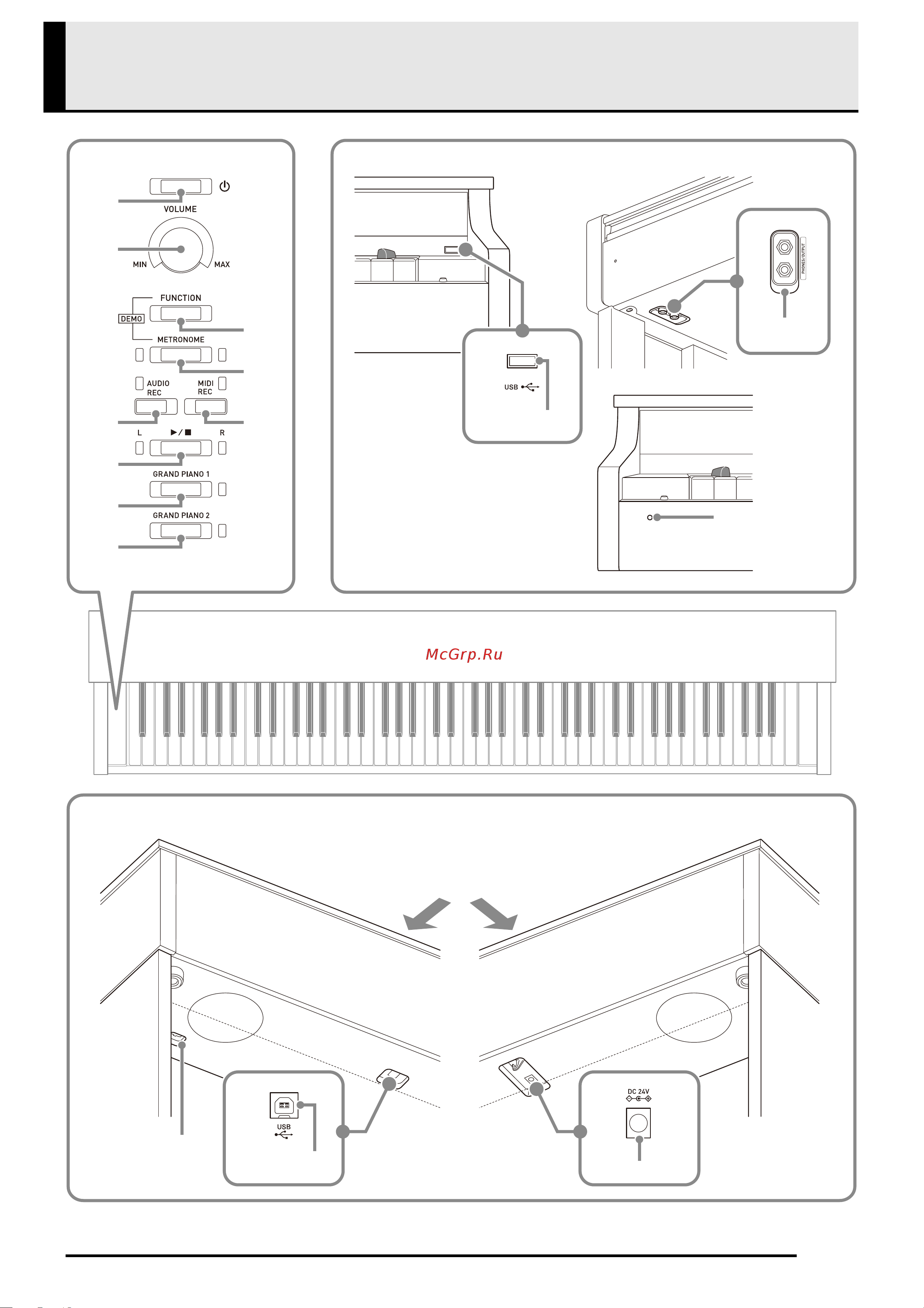 Casio Celviano AP-470 WE [4/62] Общие указания