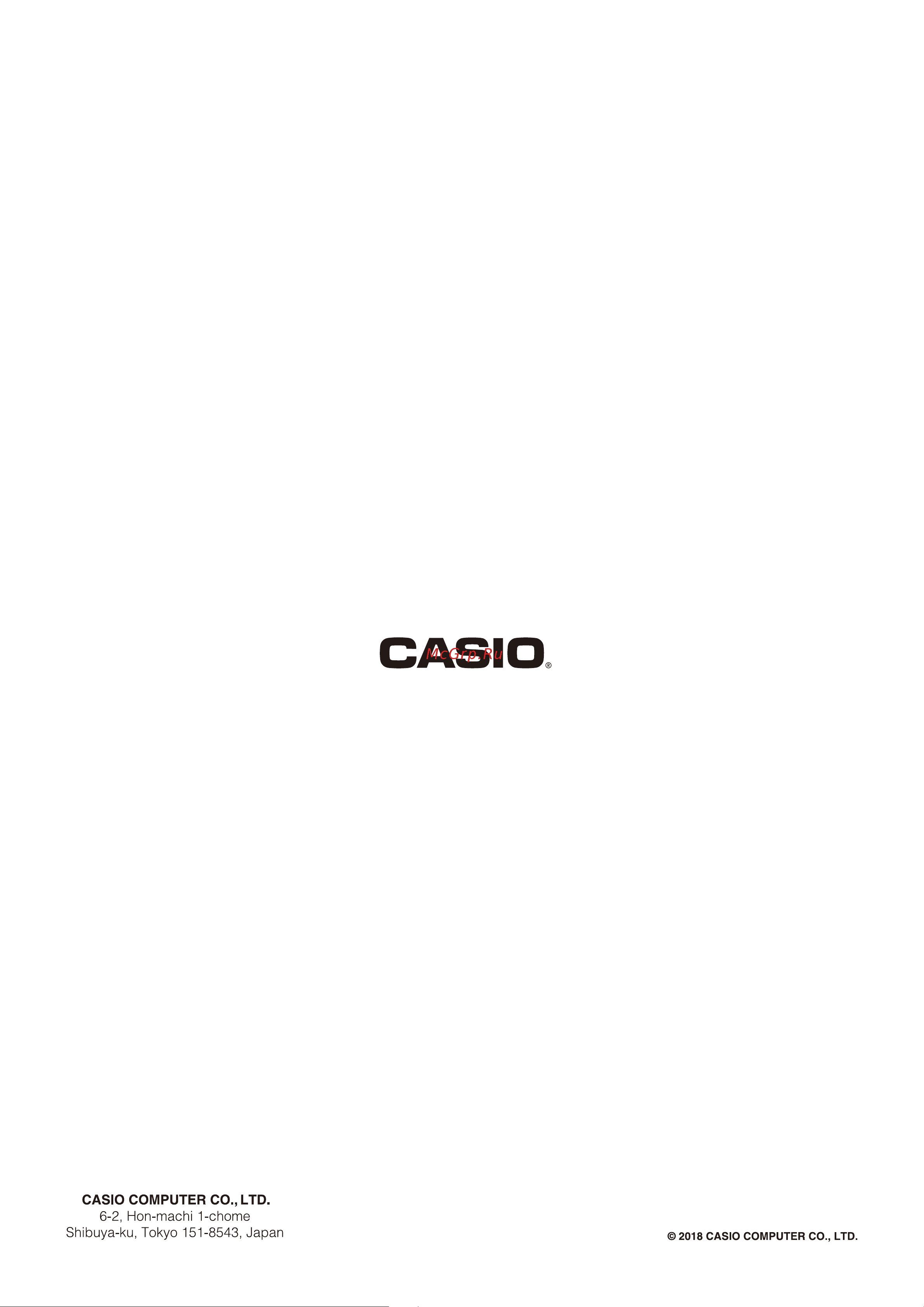 Casio Celviano AP-470 WE Руководство по эксплуатации онлайн [62/62] 776622