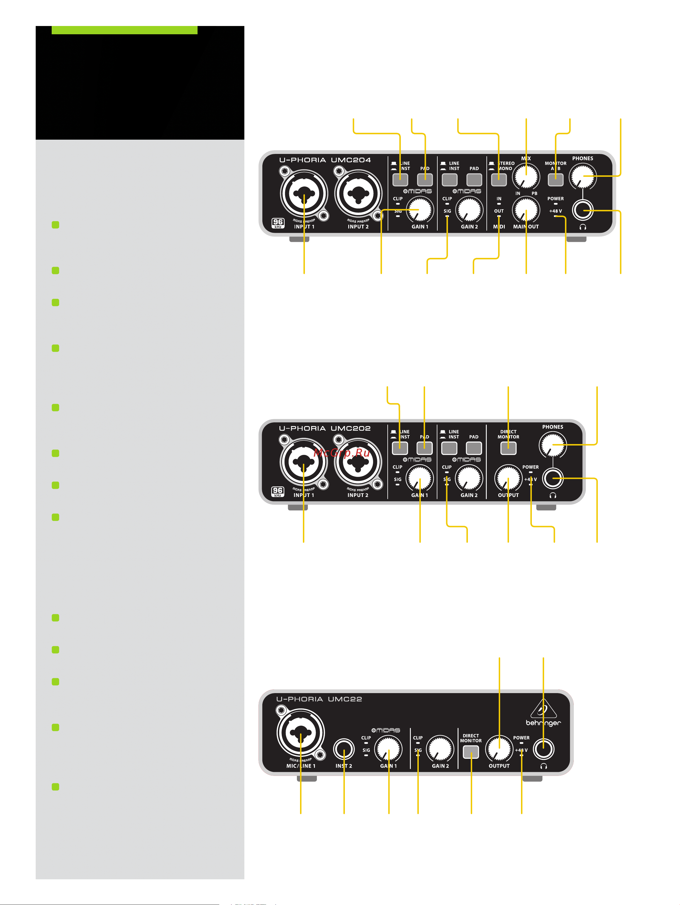 Behringer UMC204 [2/5] U phoria umc204 umc202 umc22 um2