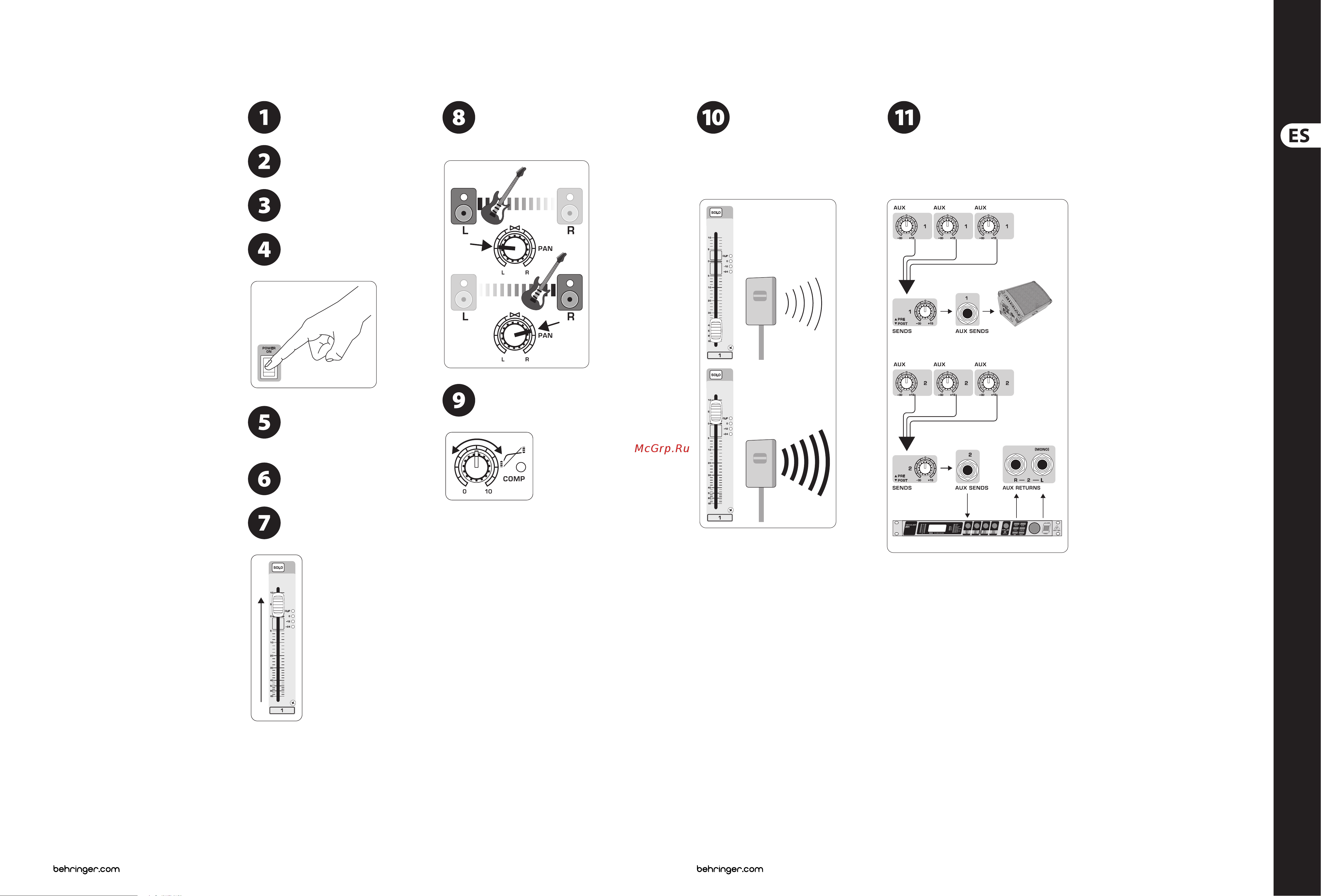 Behringer UFX1604 [19/39] Puesta en marcha
