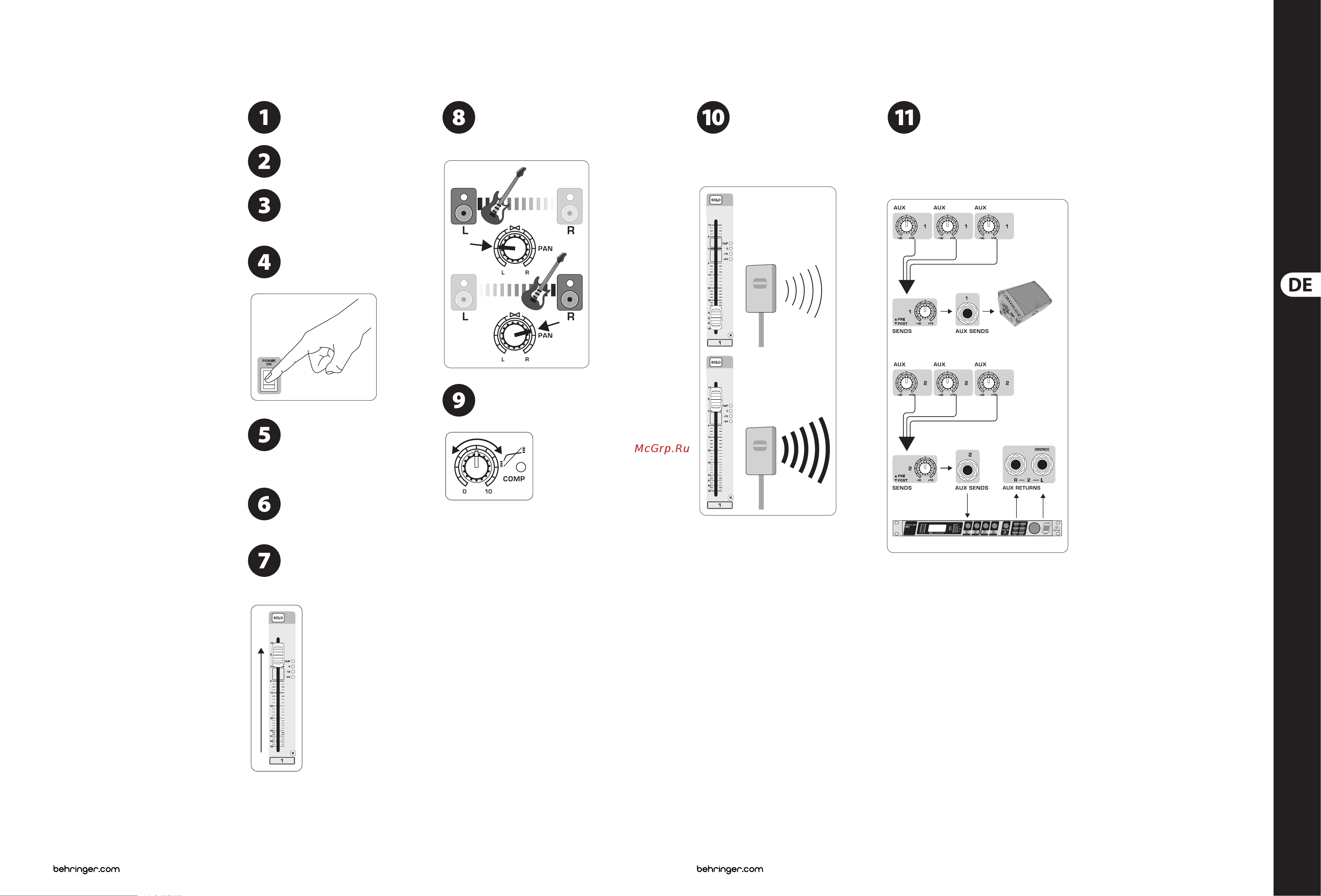 Behringer UFX1604 [27/39] Erste schritte