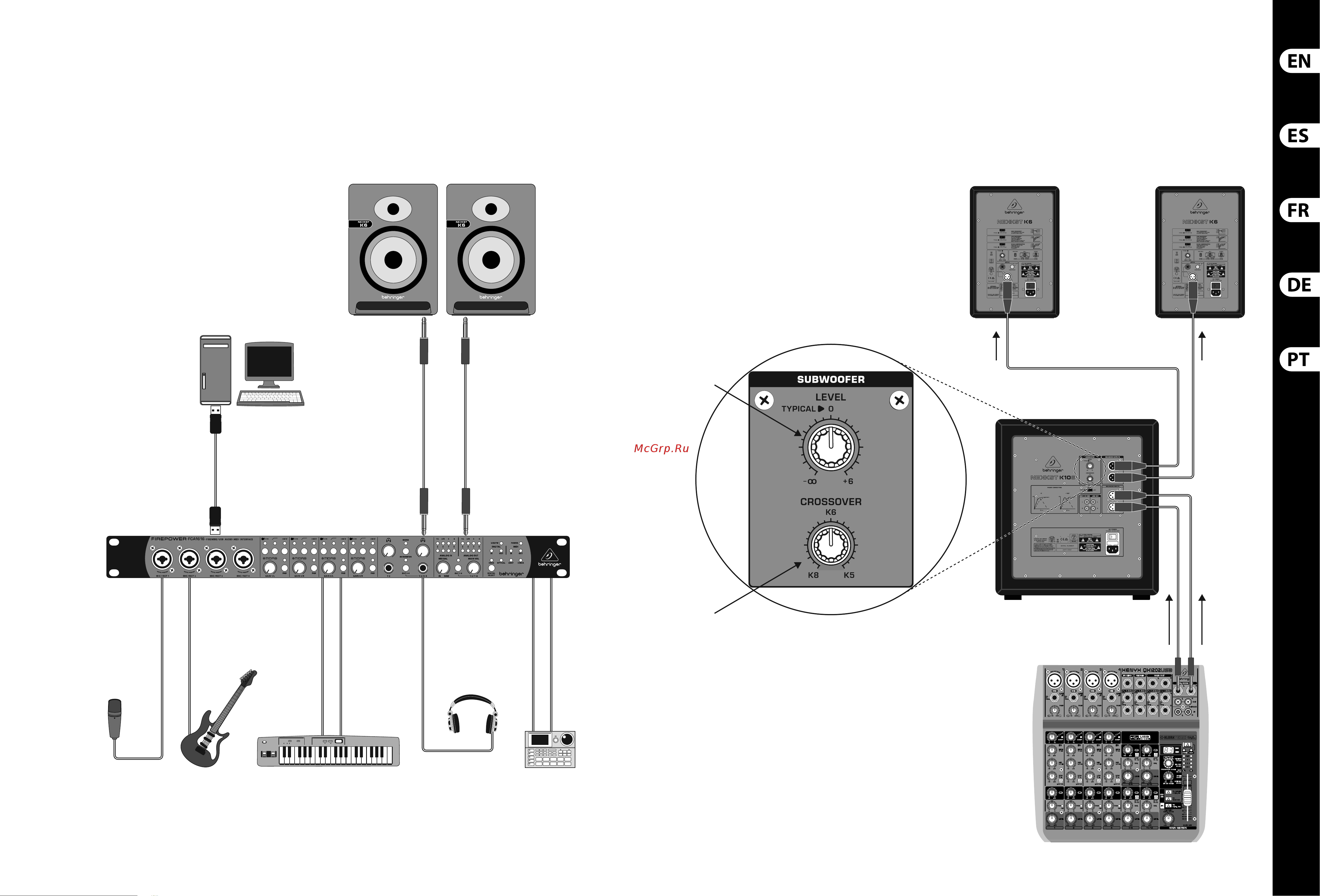 Behringer NEKKST K10S [5/14] Nekkst k8 k6 k5 k10s hook up