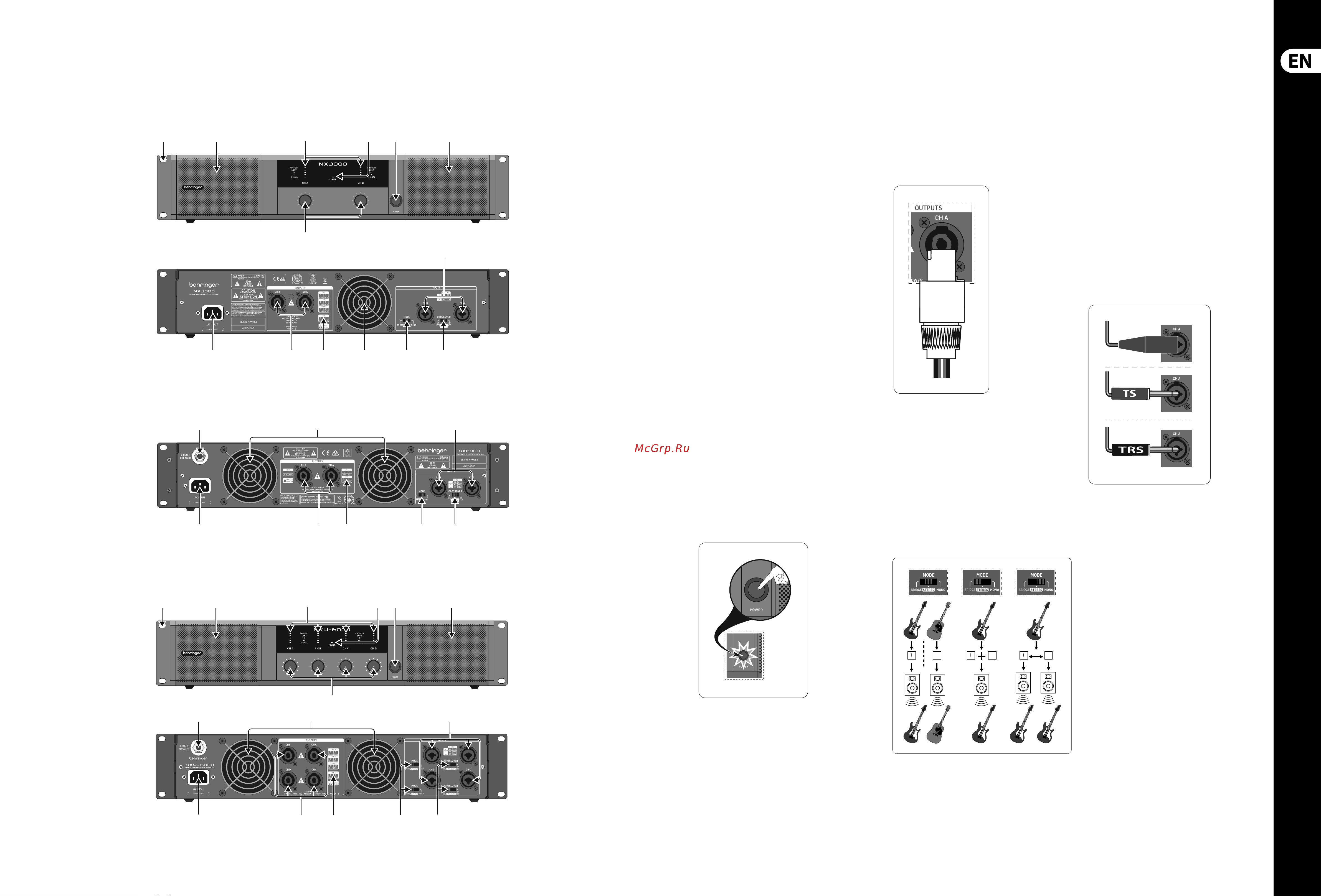 Behringer NX4-6000 [6/23] Nx6000 nx3000 nx1000 nx4 6000 controls