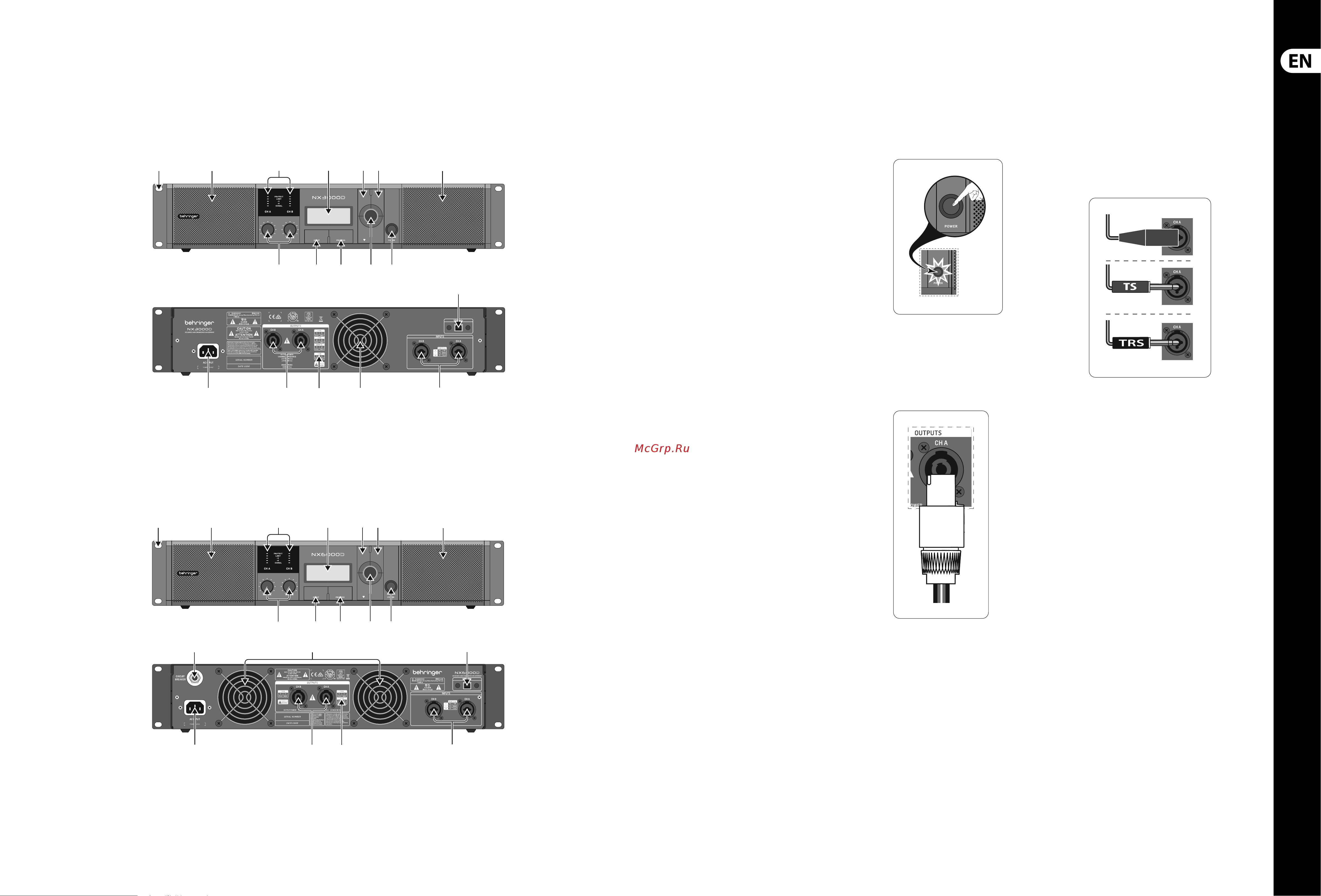 Behringer NX4-6000 [9/23] Nx6000d nx3000d nx1000d controls