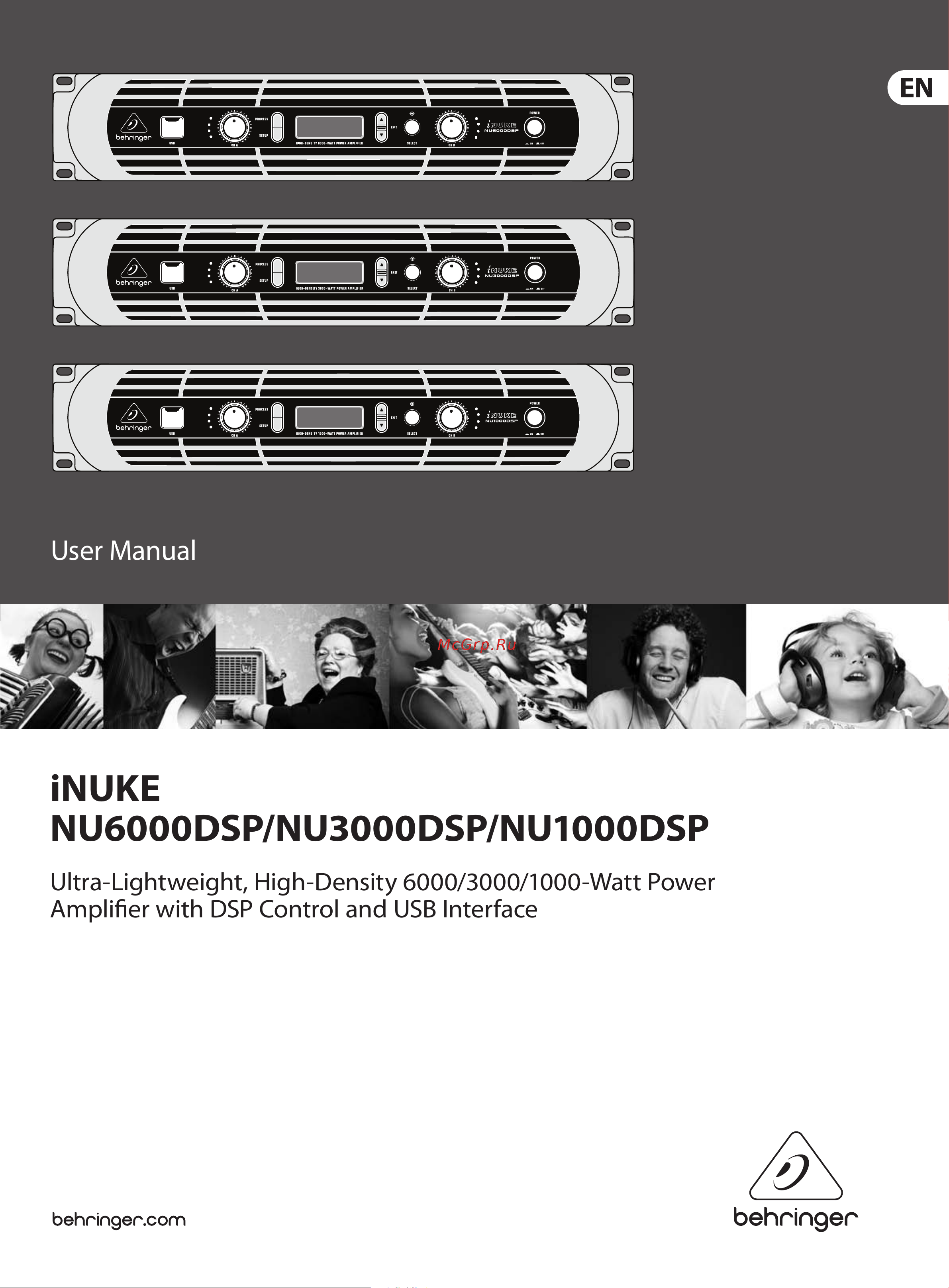 Behringer NU6000 Руководство по эксплуатации онлайн
