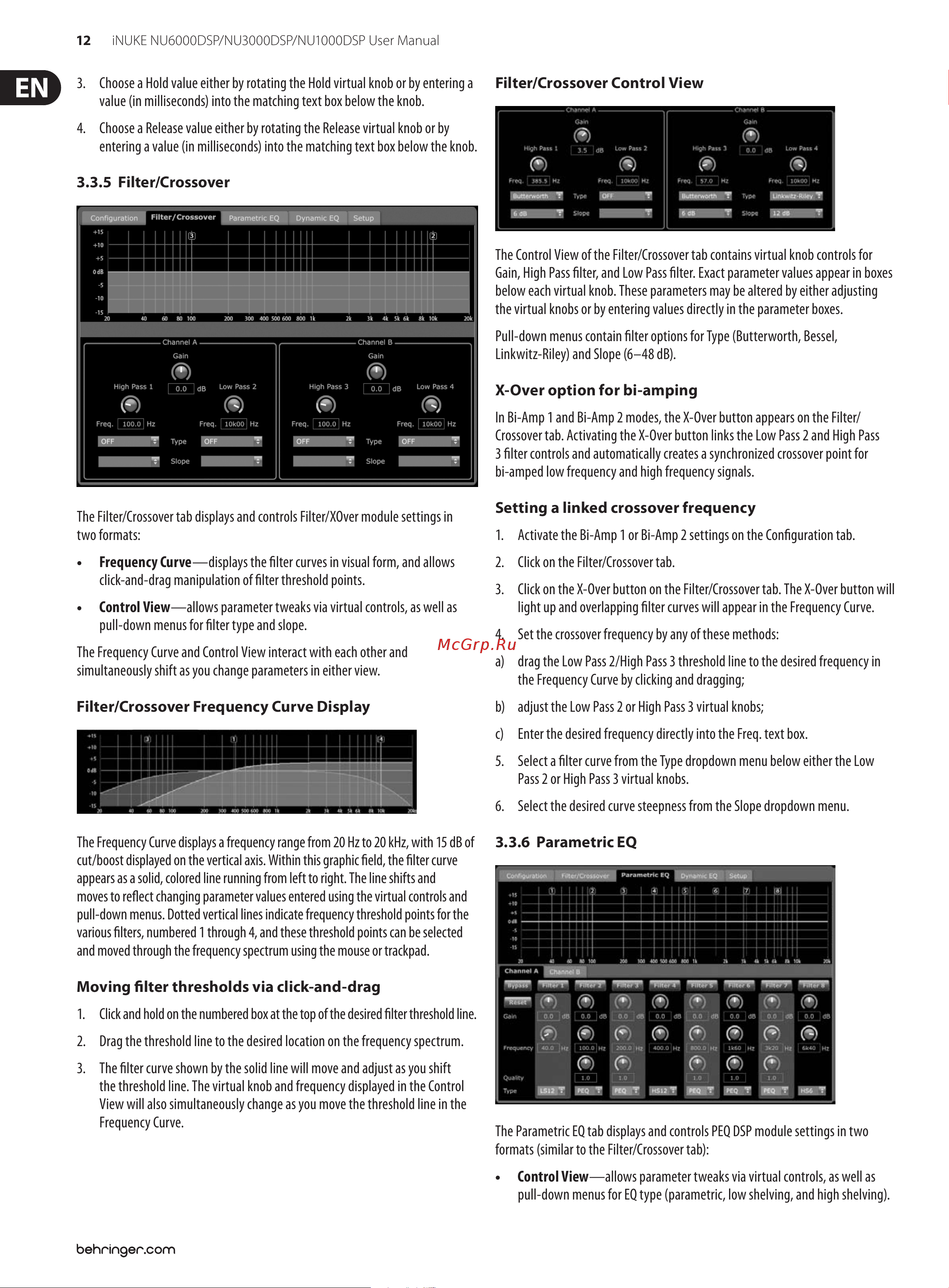 Behringer NU6000 Руководство по эксплуатации онлайн [12/22] 776661