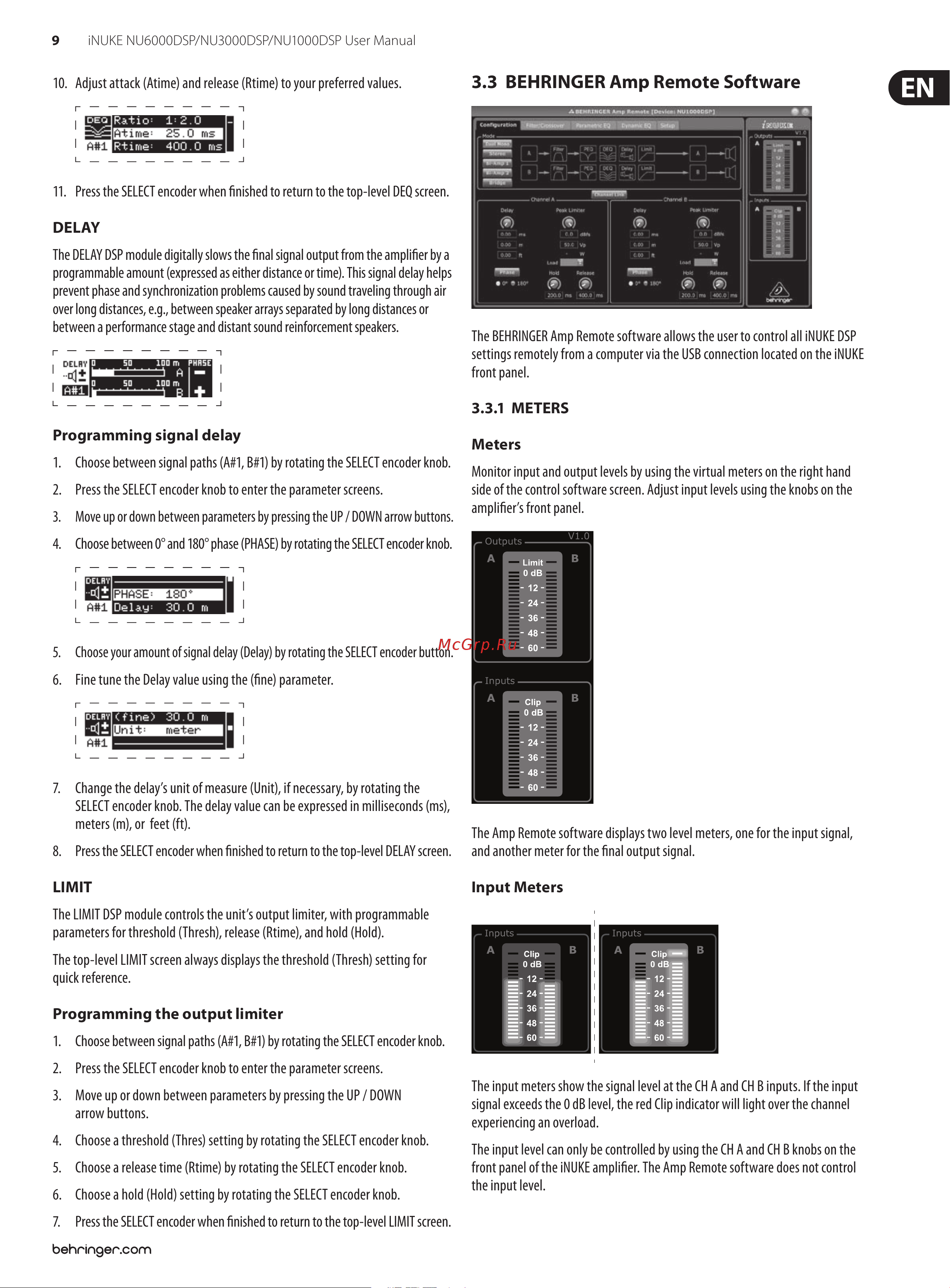 Behringer NU6000 [9/22] Behringer amp remote software