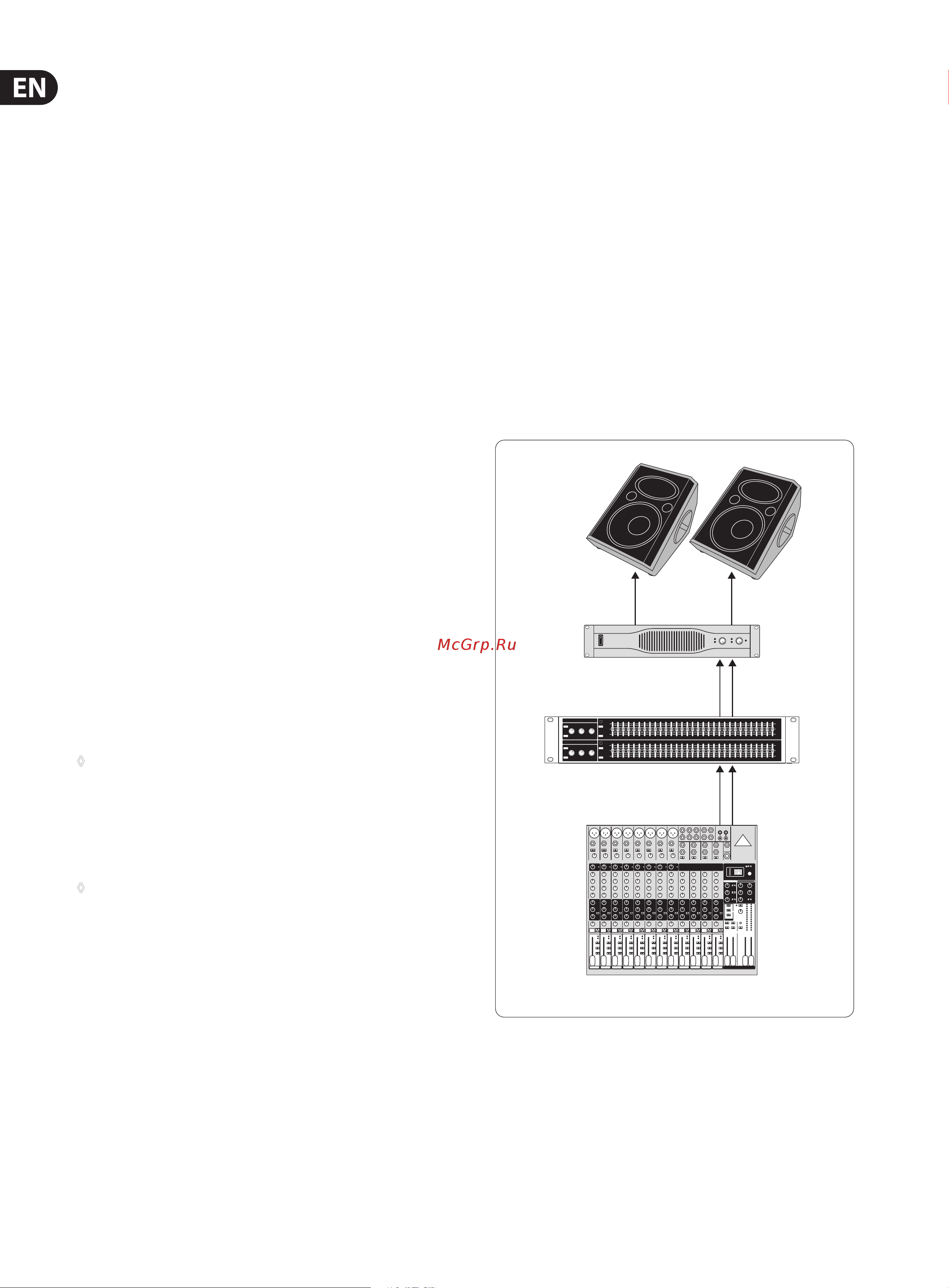 Behringer FBQ6200 [8/14] Master equalizer in sound reinforcement systems