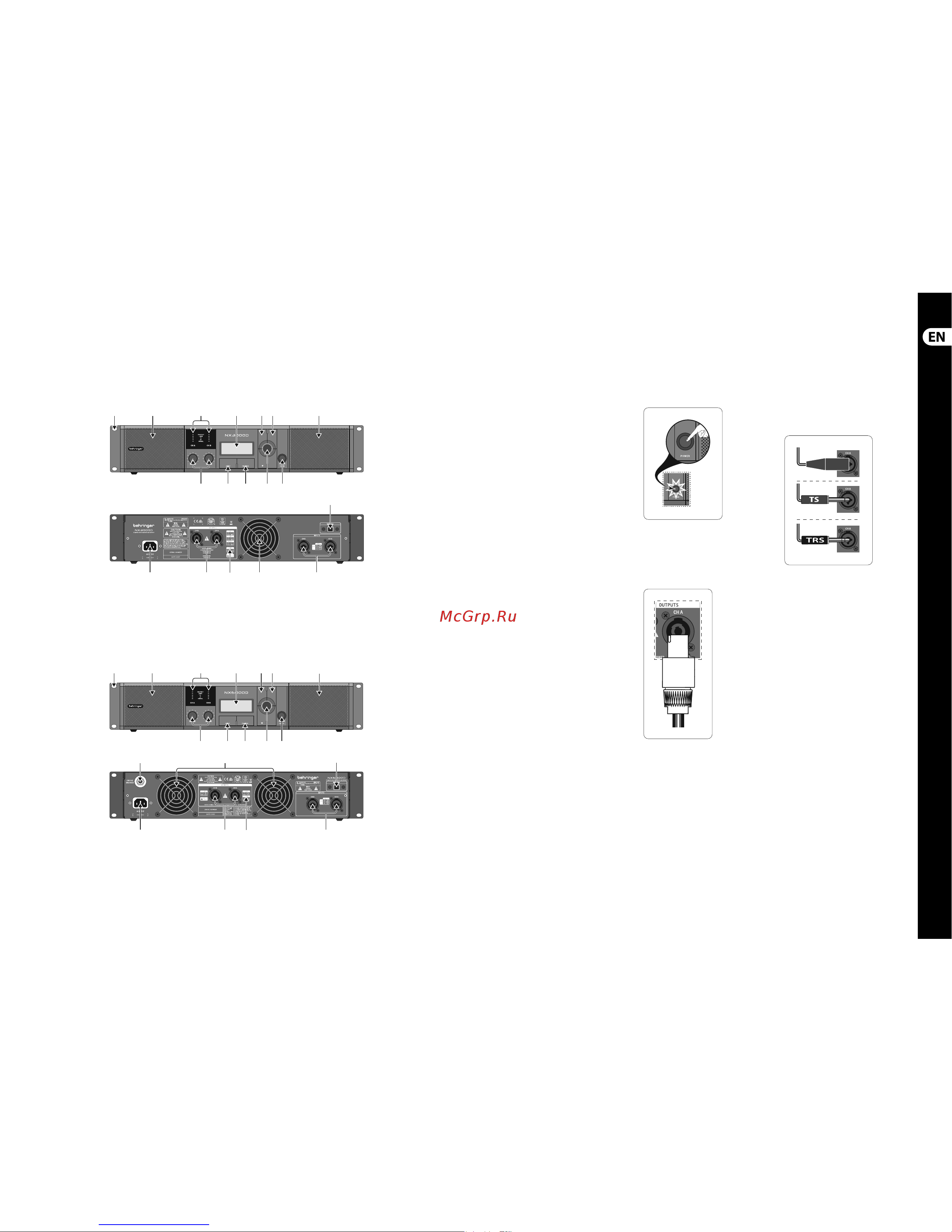 Behringer NX6000D [9/23] Nx6000d nx3000d nx1000d controls