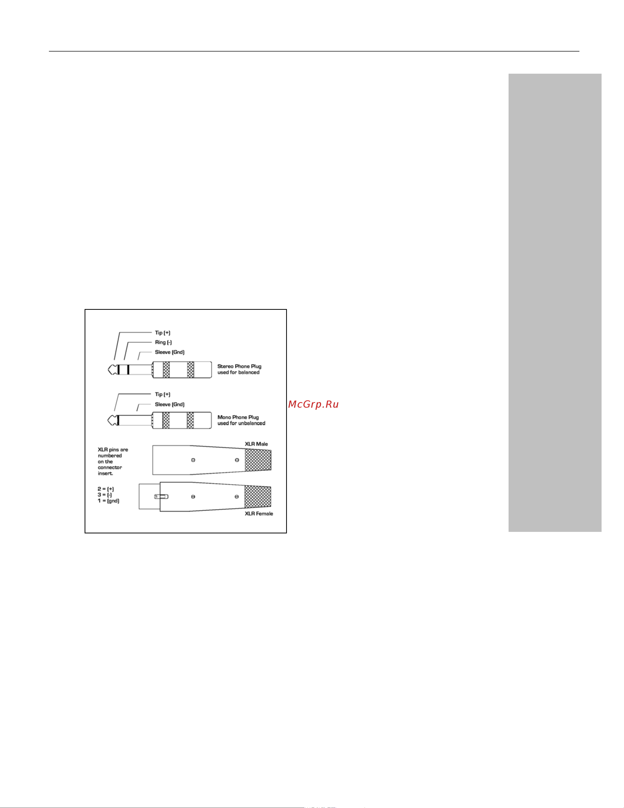 ASHLY XR-1001 [3/8] Connectors cables