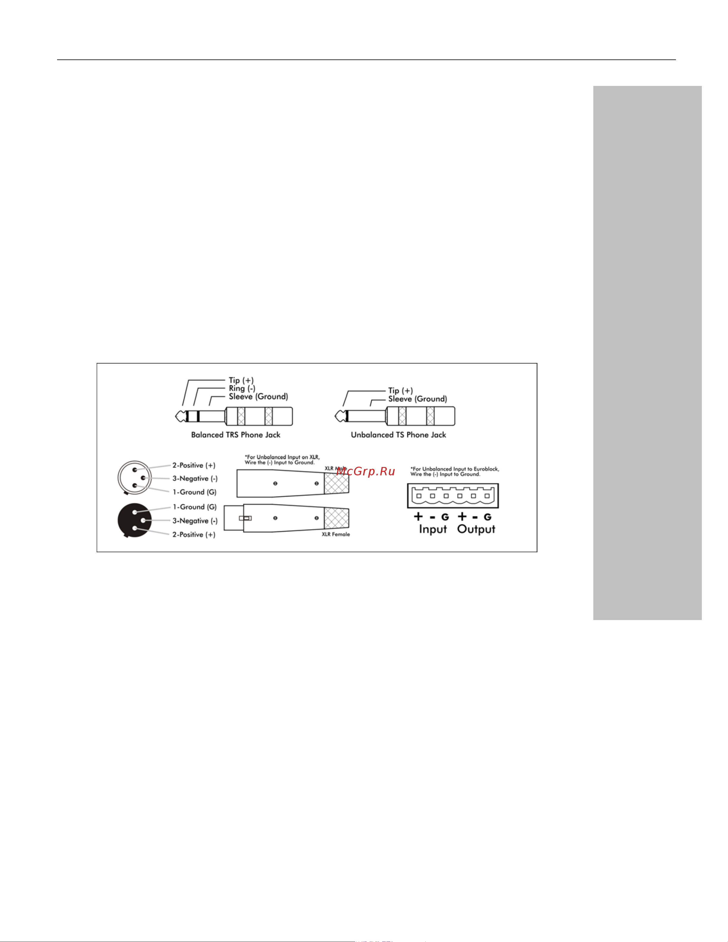 ASHLY MQX-2310 [5/12] Connectors cables