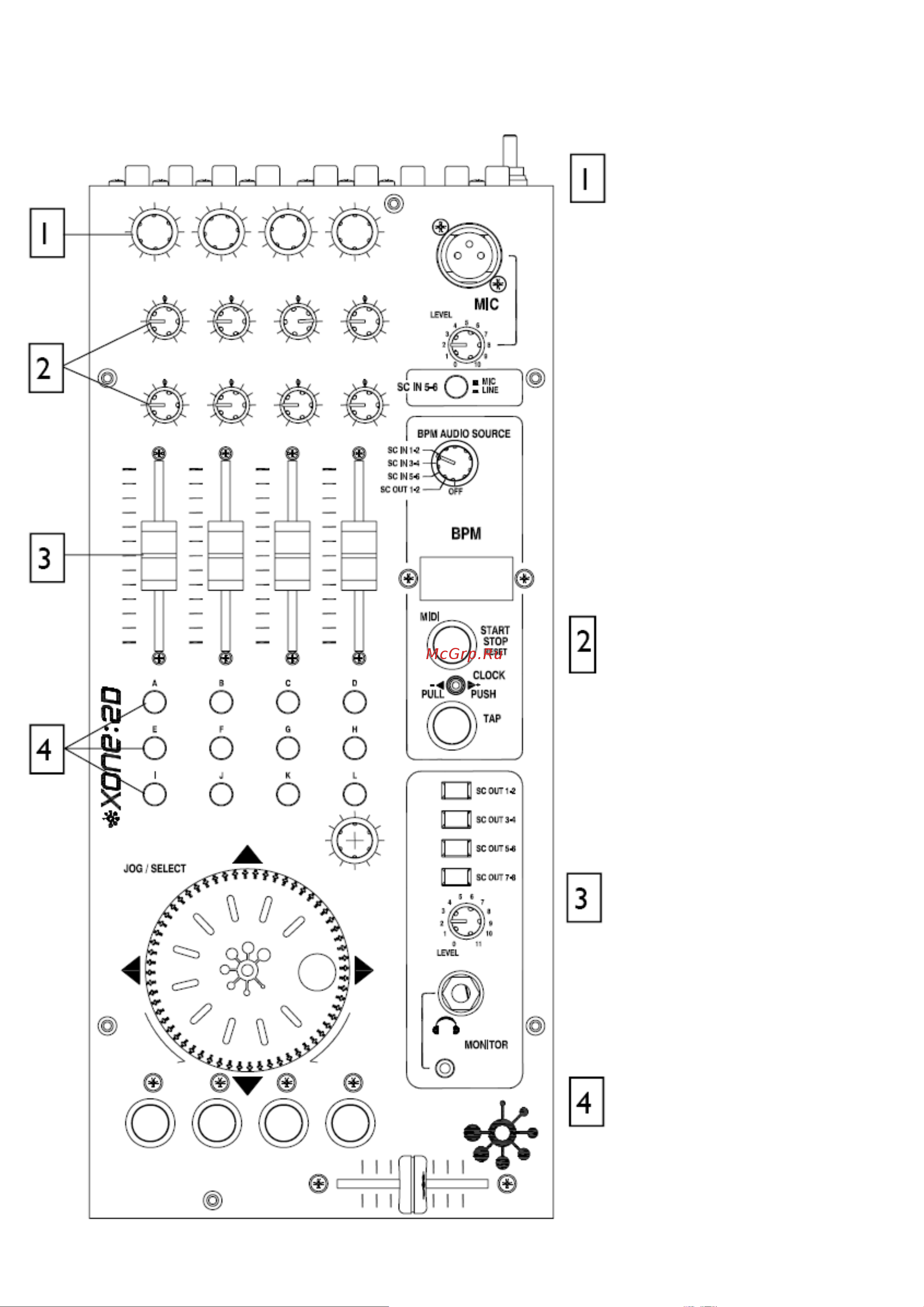 ALLEN & HEATH XONE2D [23/32] Управление midi