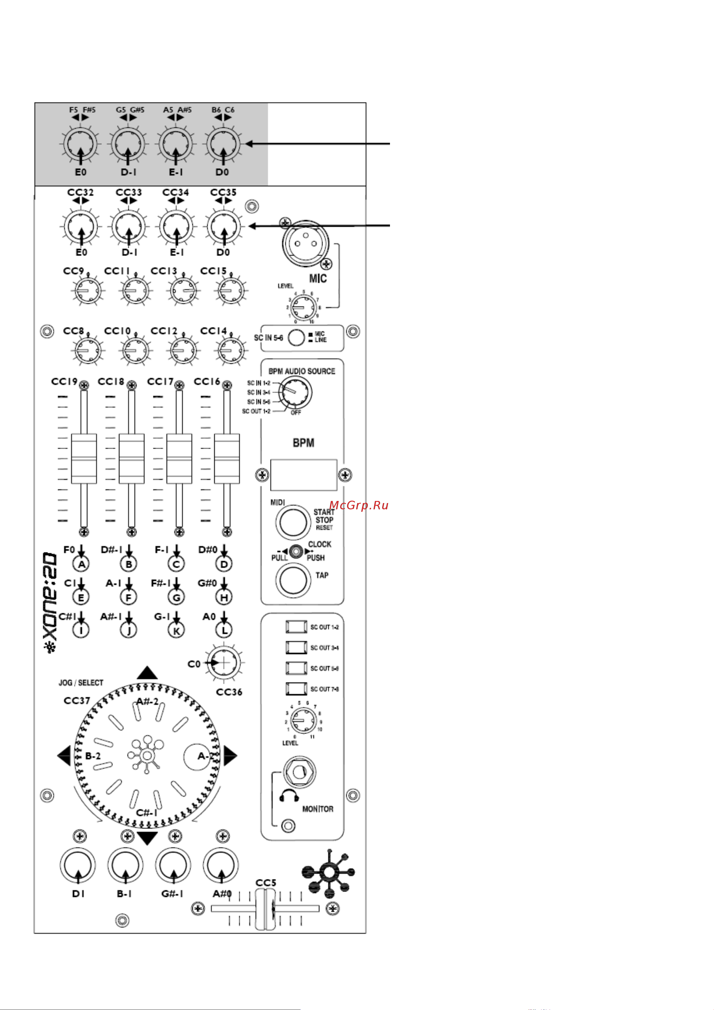 ALLEN & HEATH XONE2D [26/32] Режи