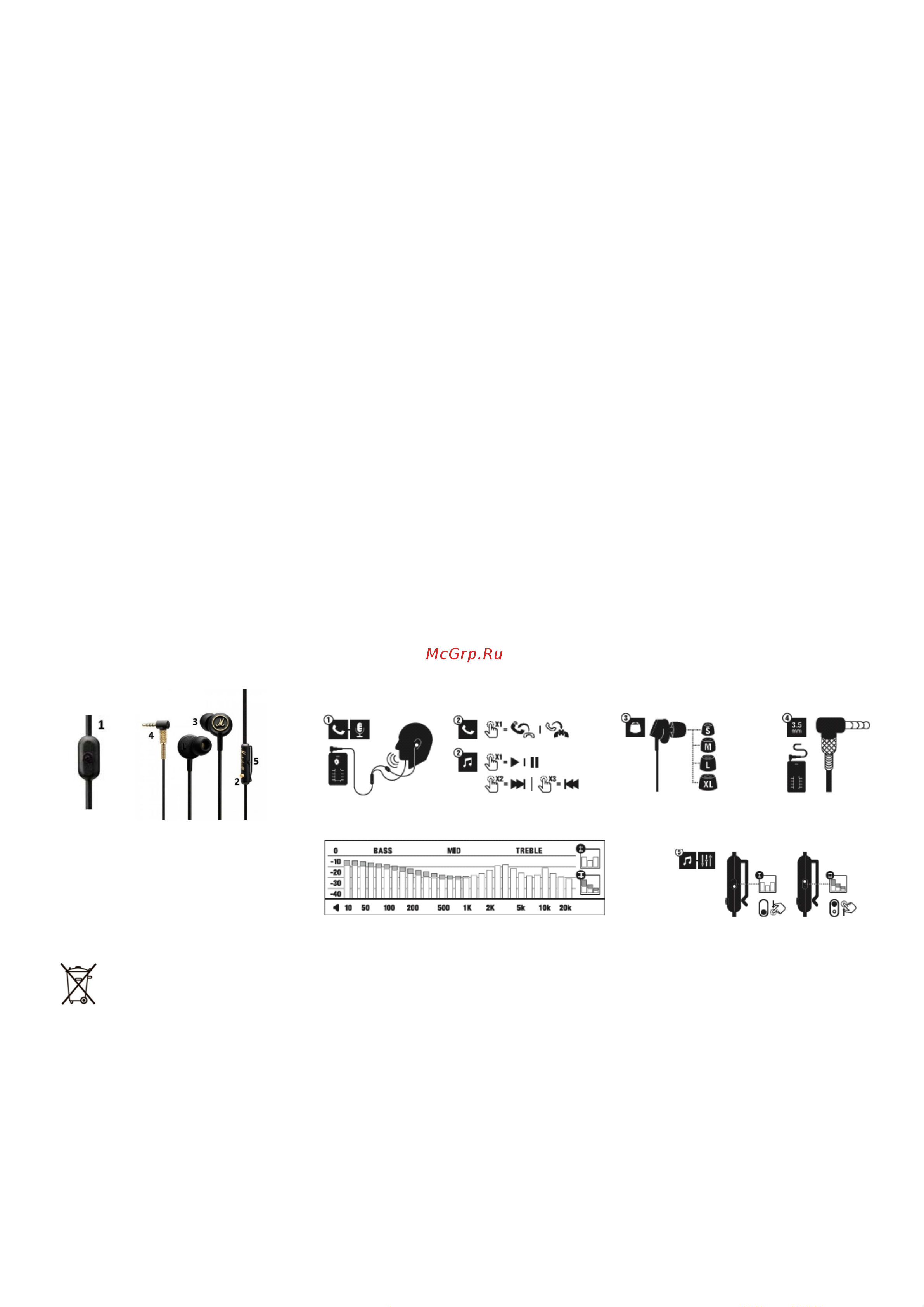 Marshall Mode EQ (15117456) Руководство по эксплуатации онлайн