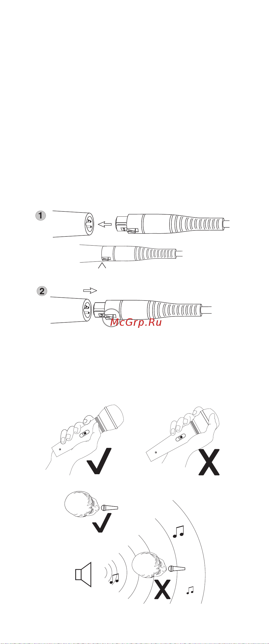 Shure SV200-A [12/20] Использование микрофона