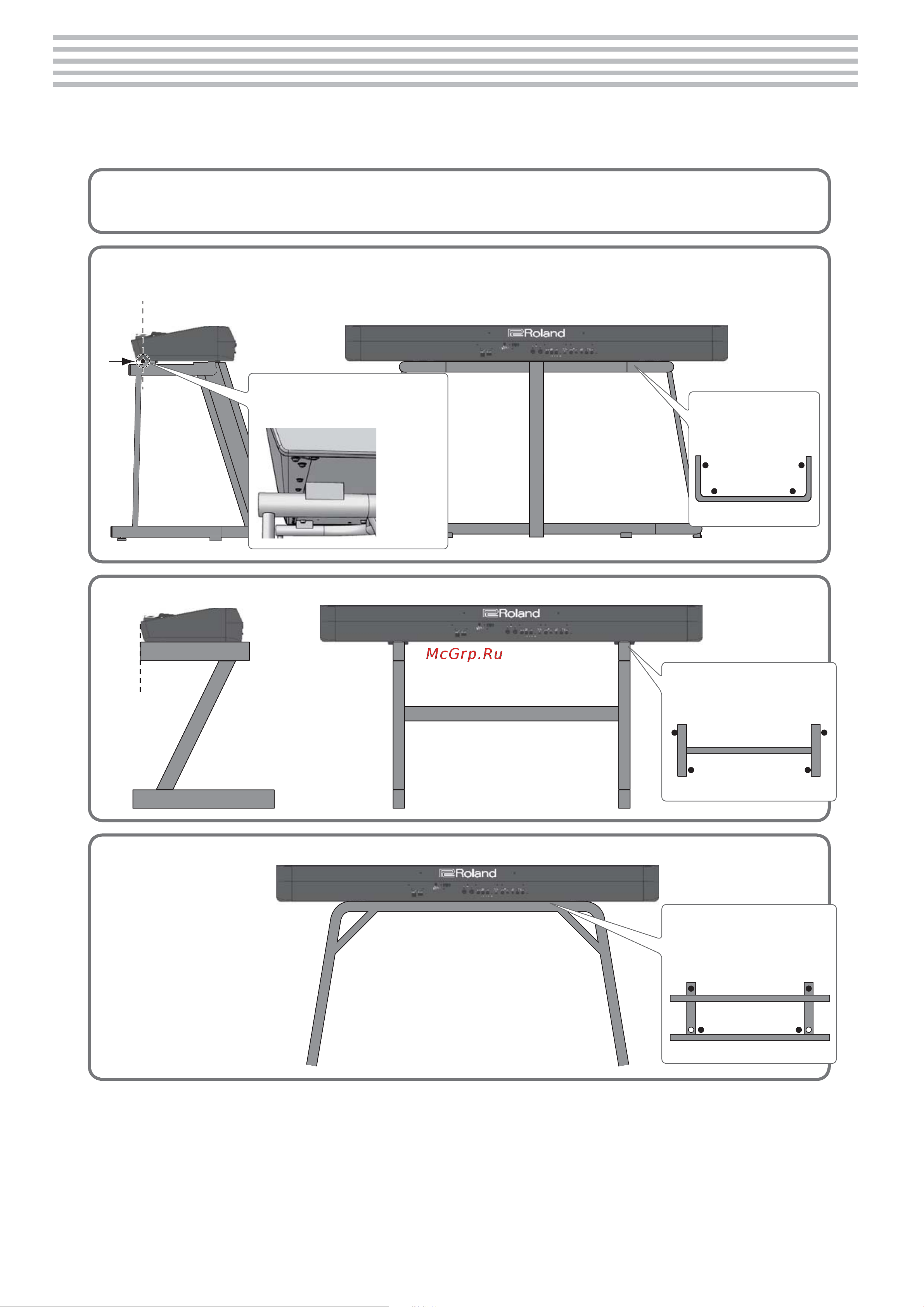Roland FP-90 [2/28] Установка установка fp 90 fp 90 на стойку на стойку