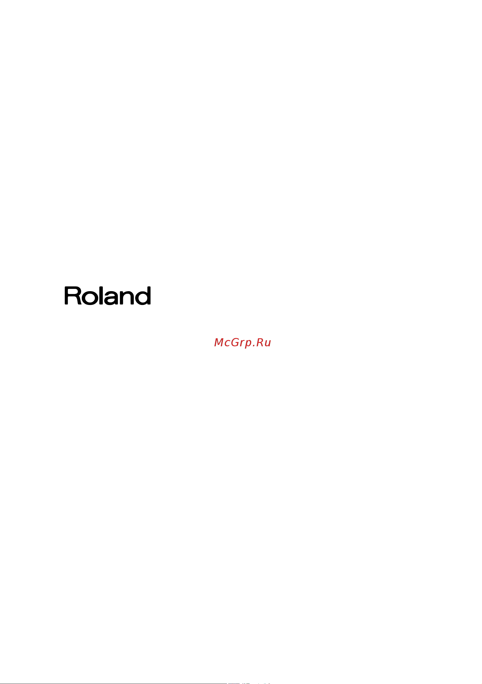 Roland M-CUBE-GX [14/16] Информация