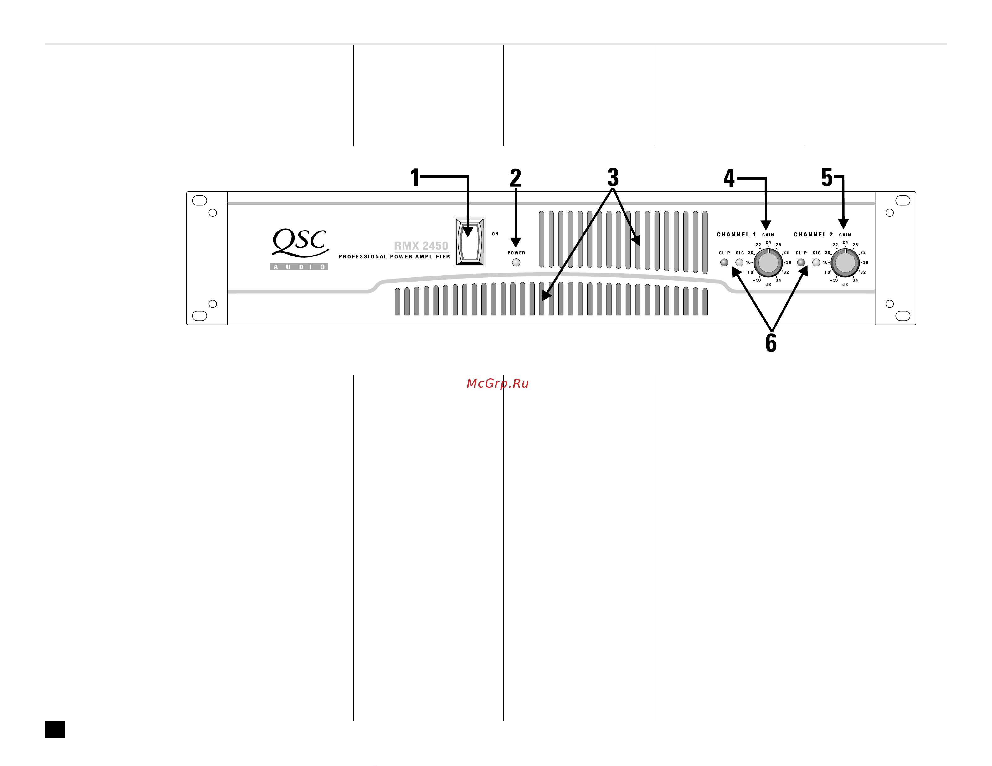 QSC RMX2450 [3/20] E i n f ü h r u n g i n t r o d u c c i ó n a v a n t p r o p o s