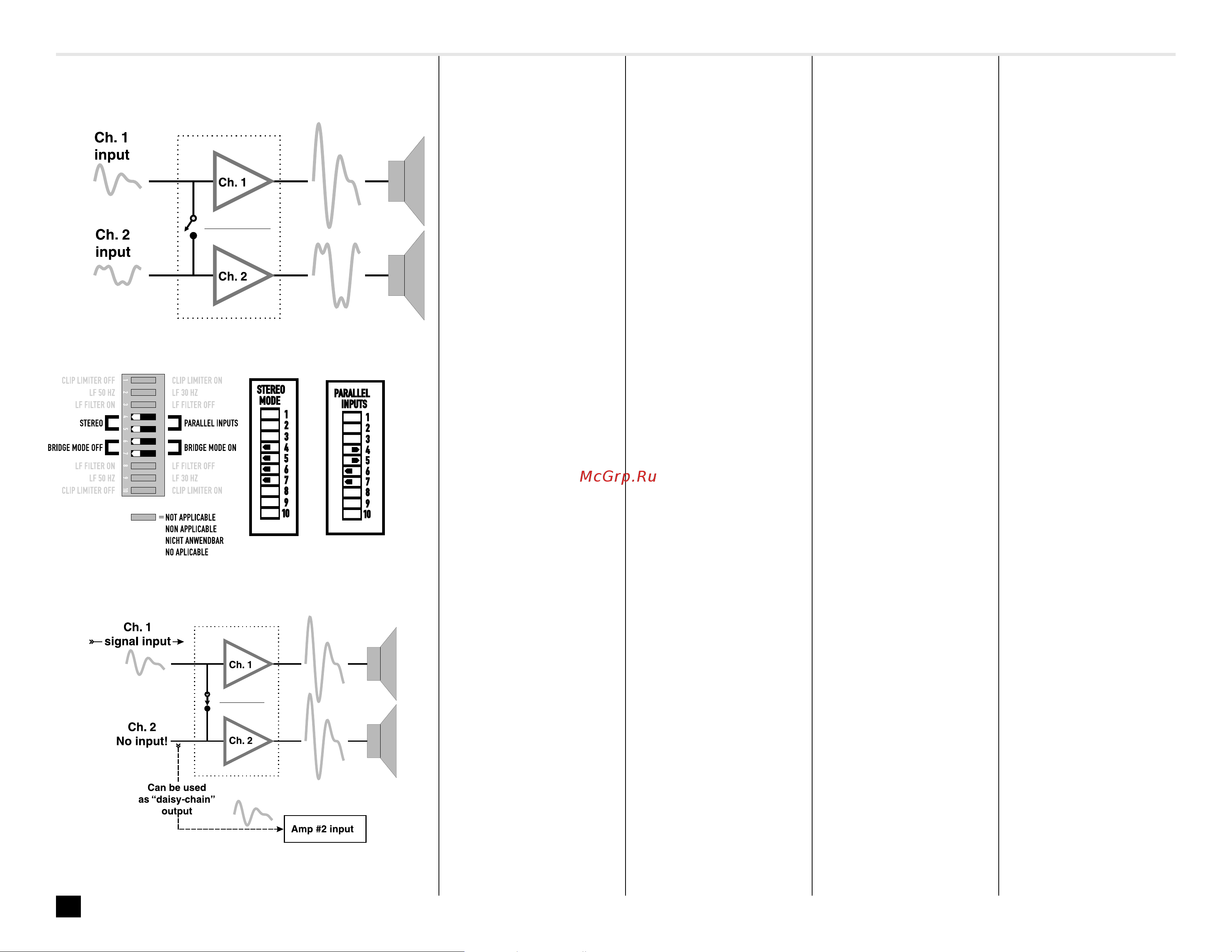 QSC RMX2450 [9/20] Ausstattung einstellungen