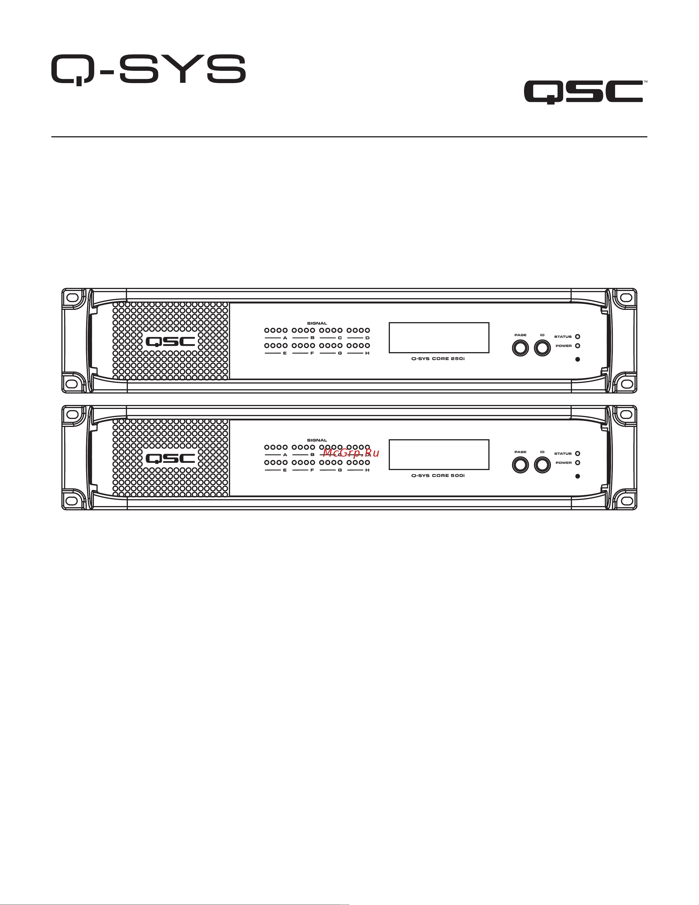 QSC Core 250i Руководство по эксплуатации онлайн