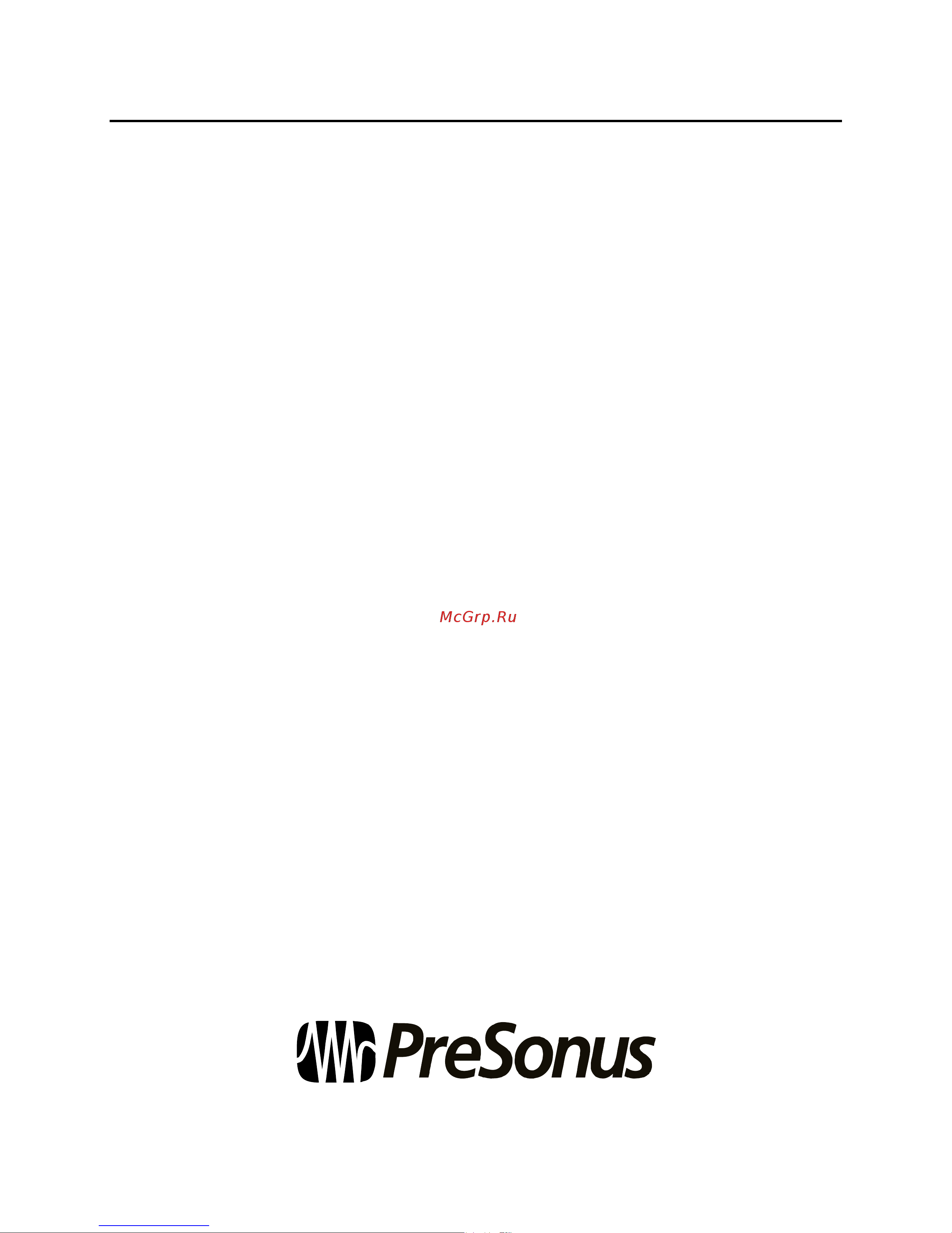 PRESONUS Studio Channel [2/30] Presonus limited warranty