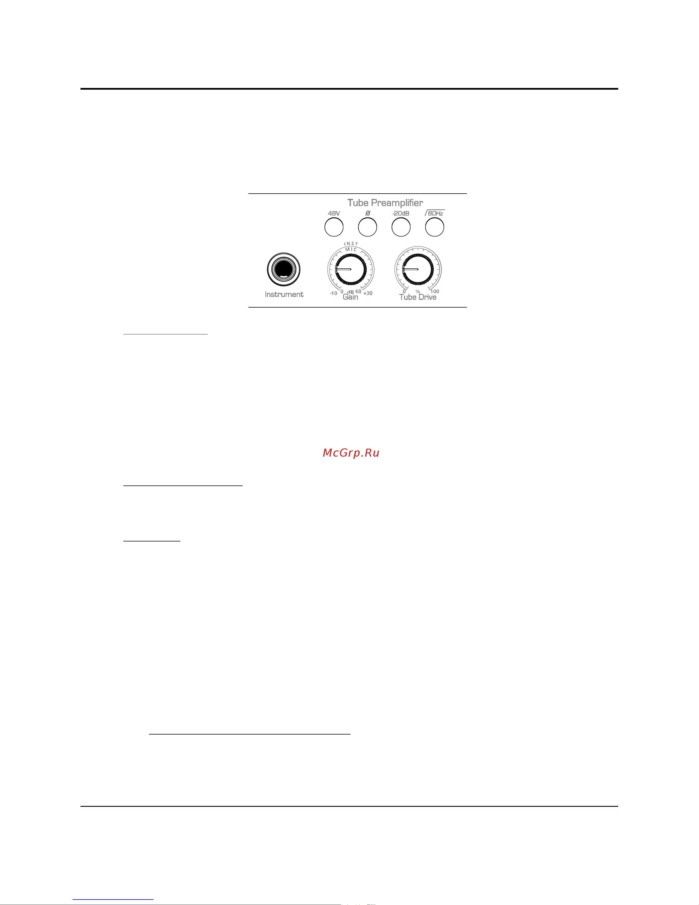 PRESONUS Studio Channel [8/30] Controls and connections