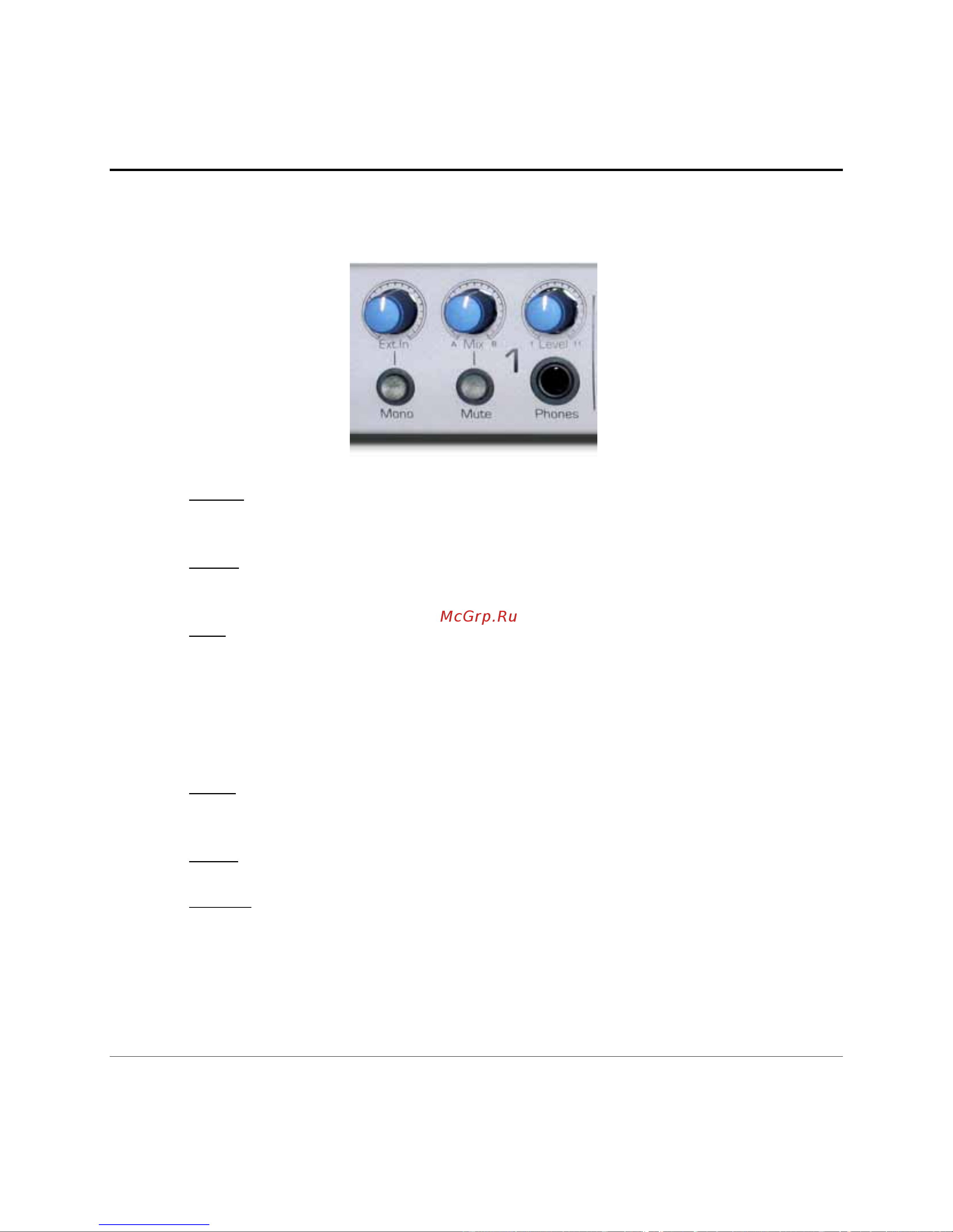 PRESONUS HP60 [12/20] Controls connections