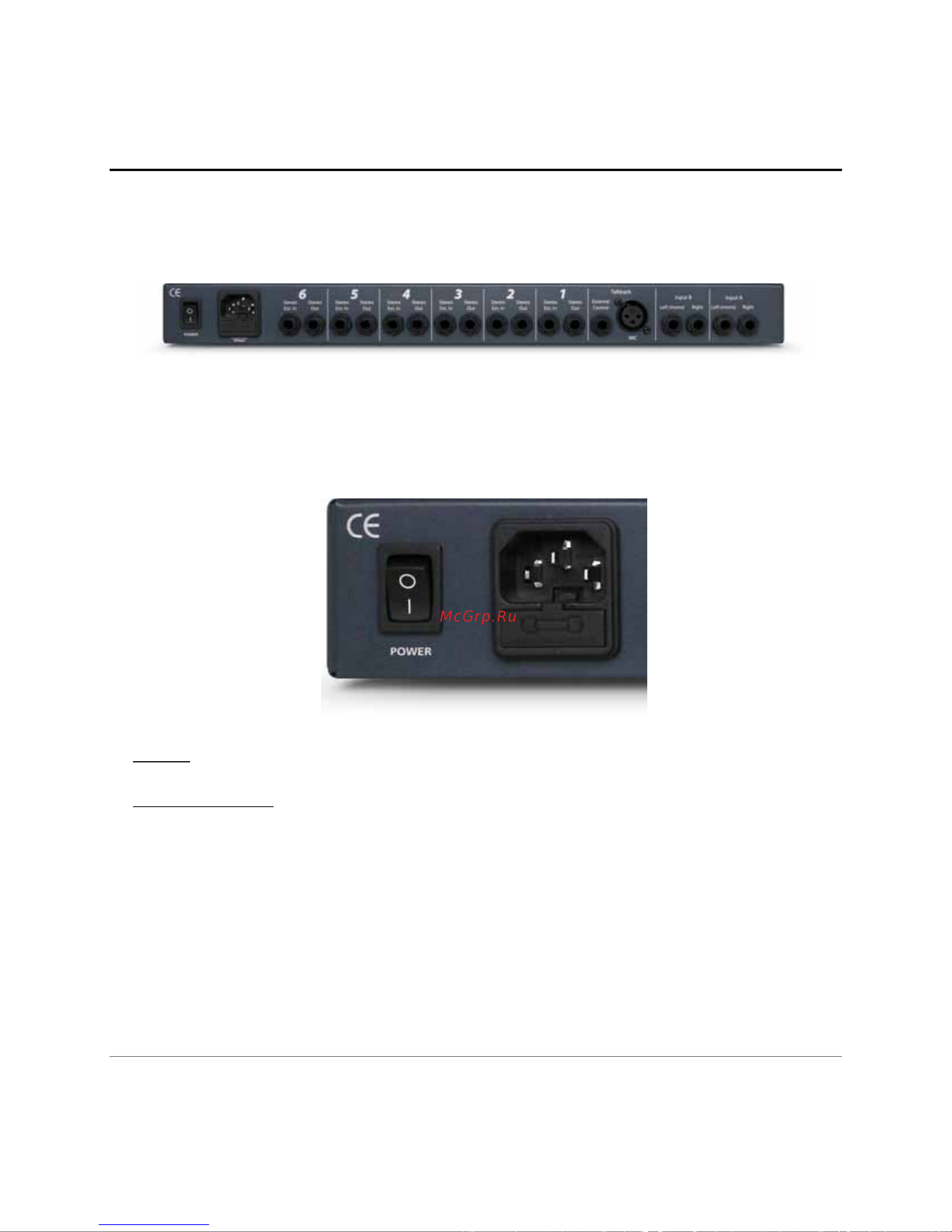 PRESONUS HP60 [13/20] Controls connections