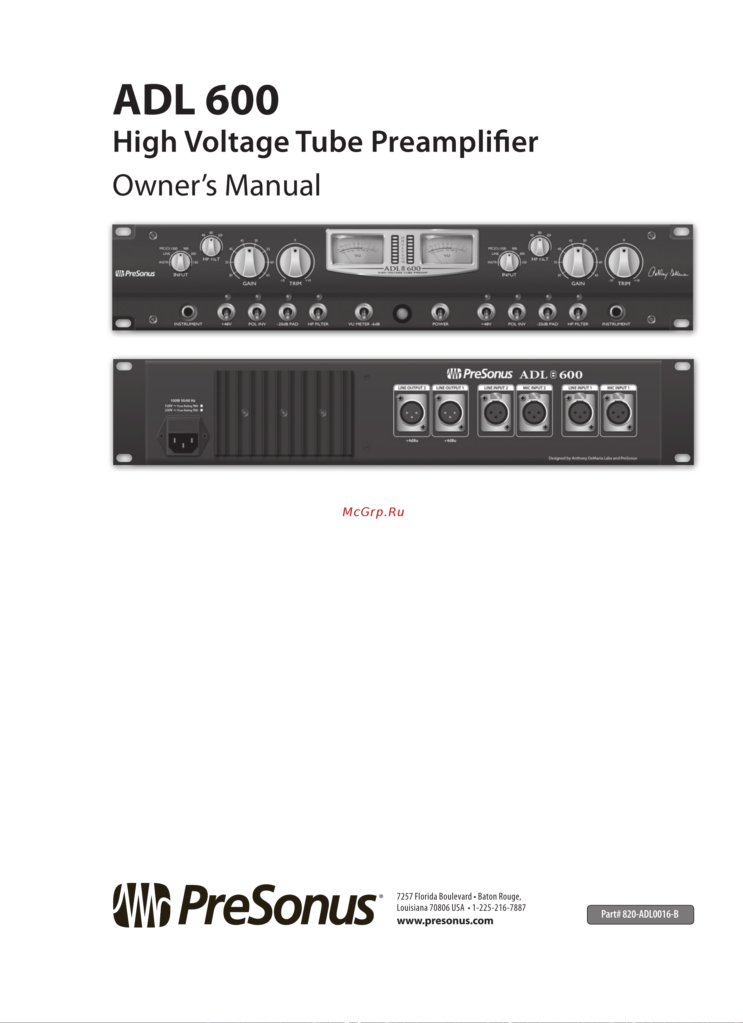 PRESONUS ADL600 [22/22] Adl 600