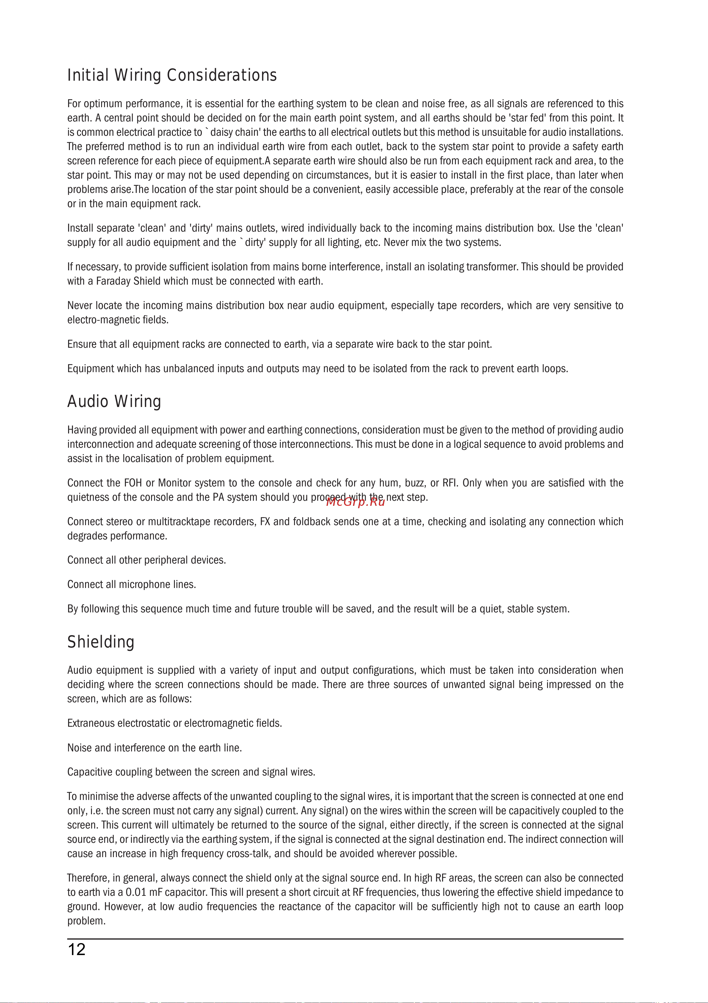 Soundcraft LX7ii-32 [12/32] Audio wiring