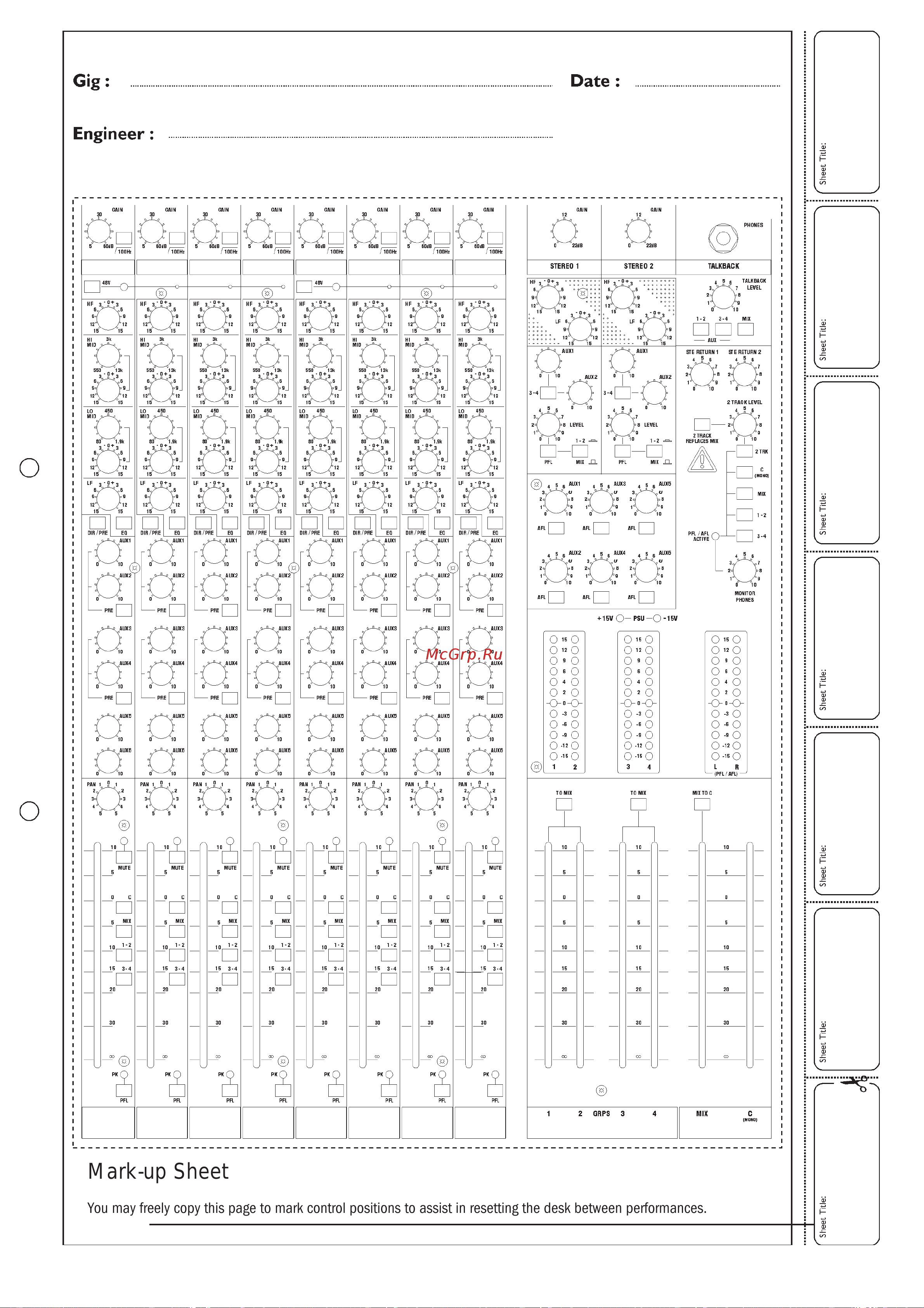Soundcraft LX7ii-32 Руководство по эксплуатации онлайн [30/32] 776758