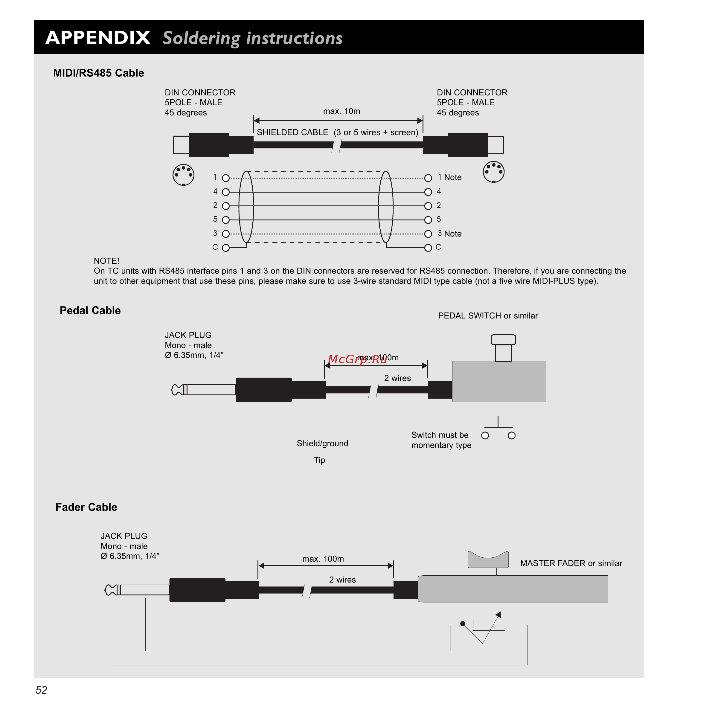 Tc Electronic Finalizer 96K [52/56] Appendix soldering instructions