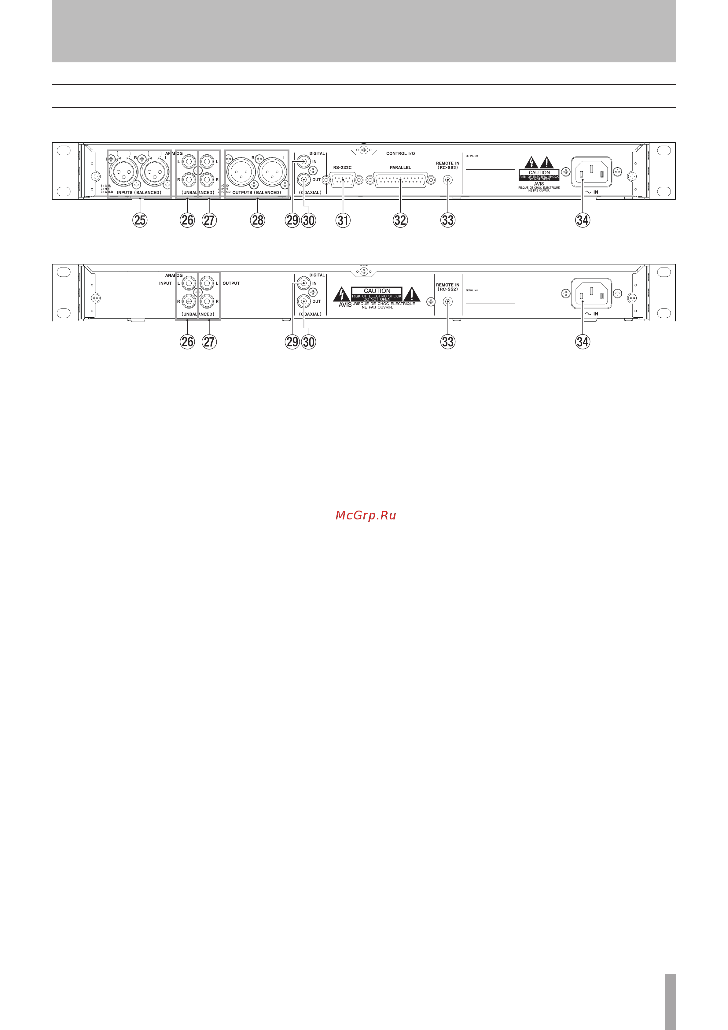 Tascam SS-R200 [15/84] Names and functions of parts